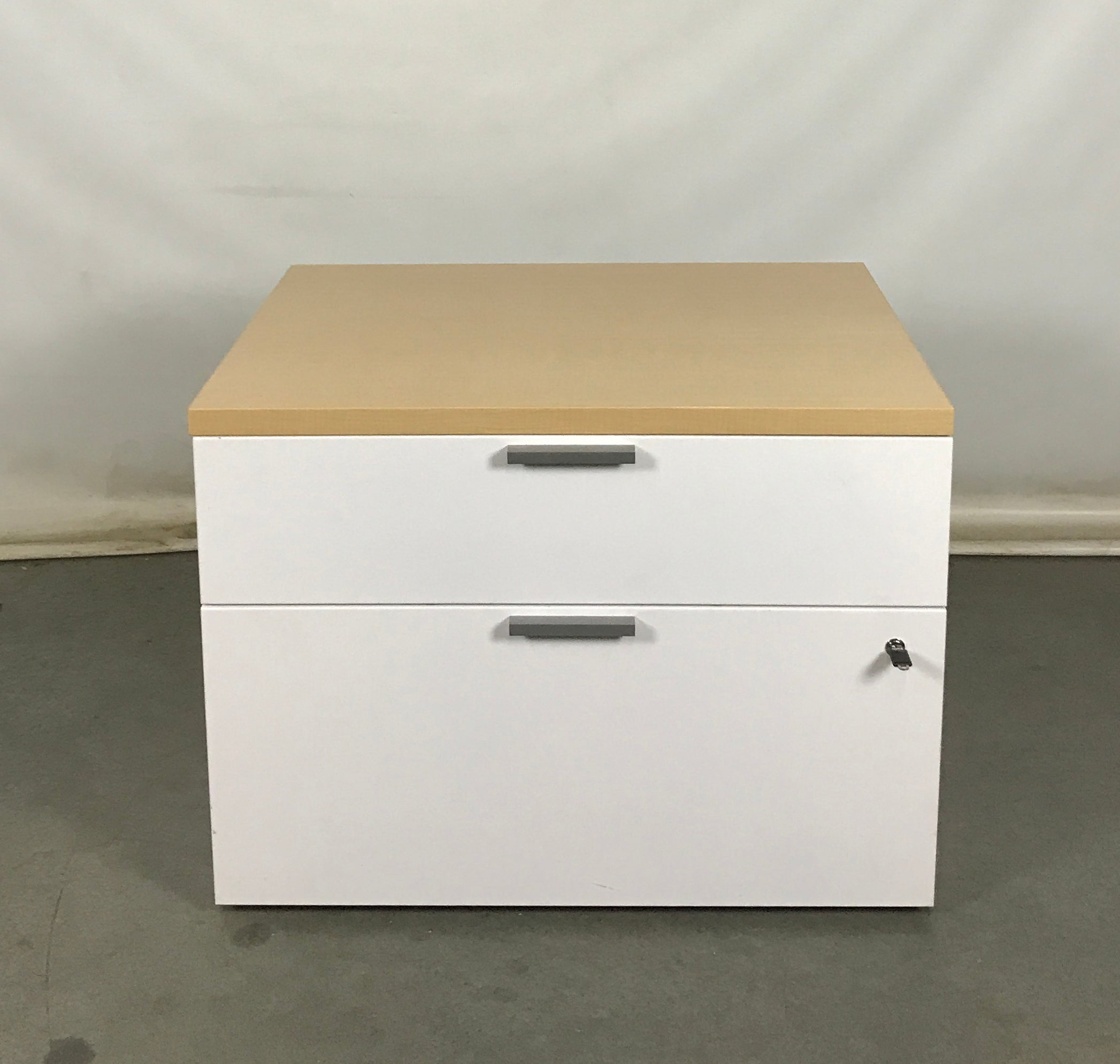 White 2 Drawer Lateral File Cabinet
