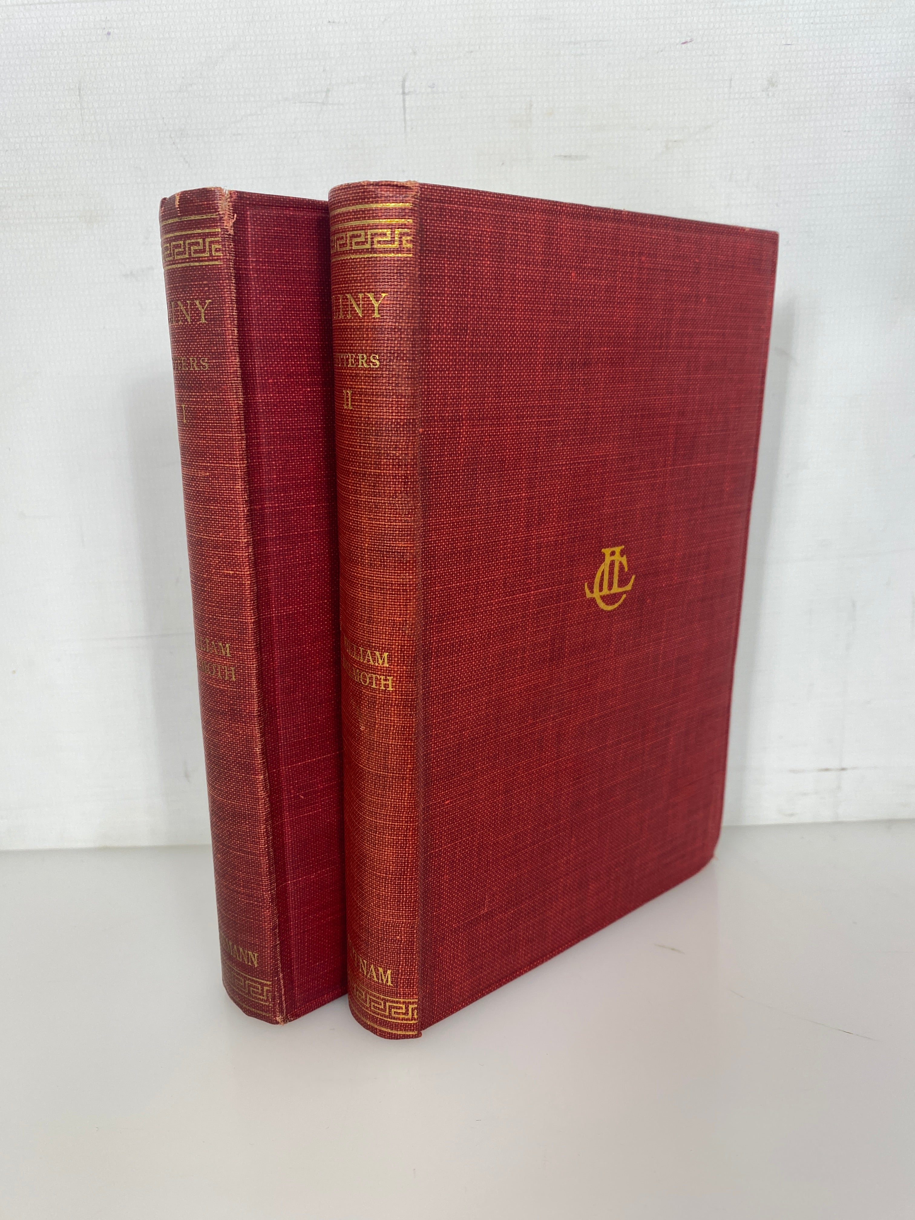 2 Volume Set Pliny Letters by Melmoth Loeb Classical Library 1923-24 HC