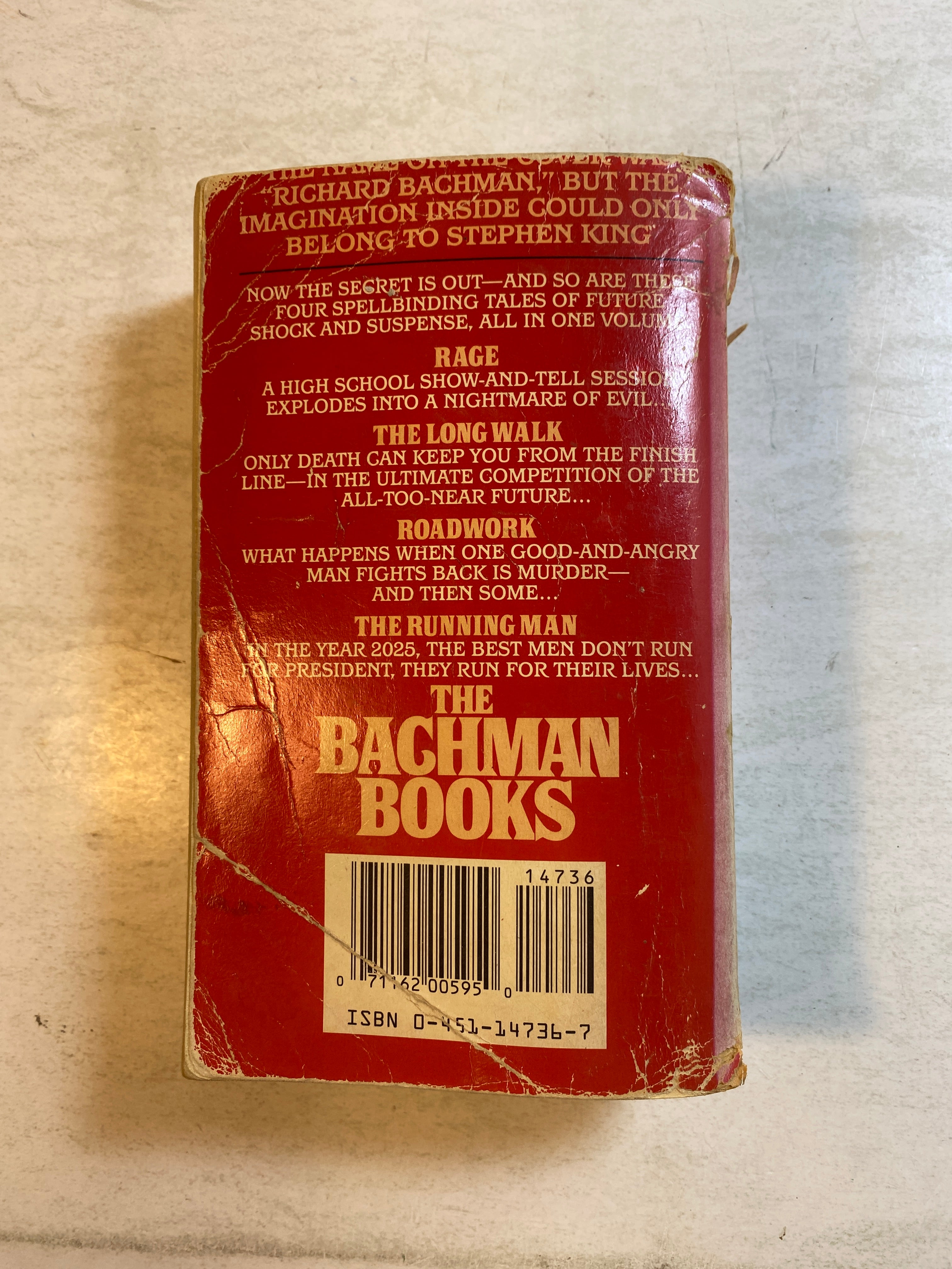 Bachman Books paperback Stephen King 1986