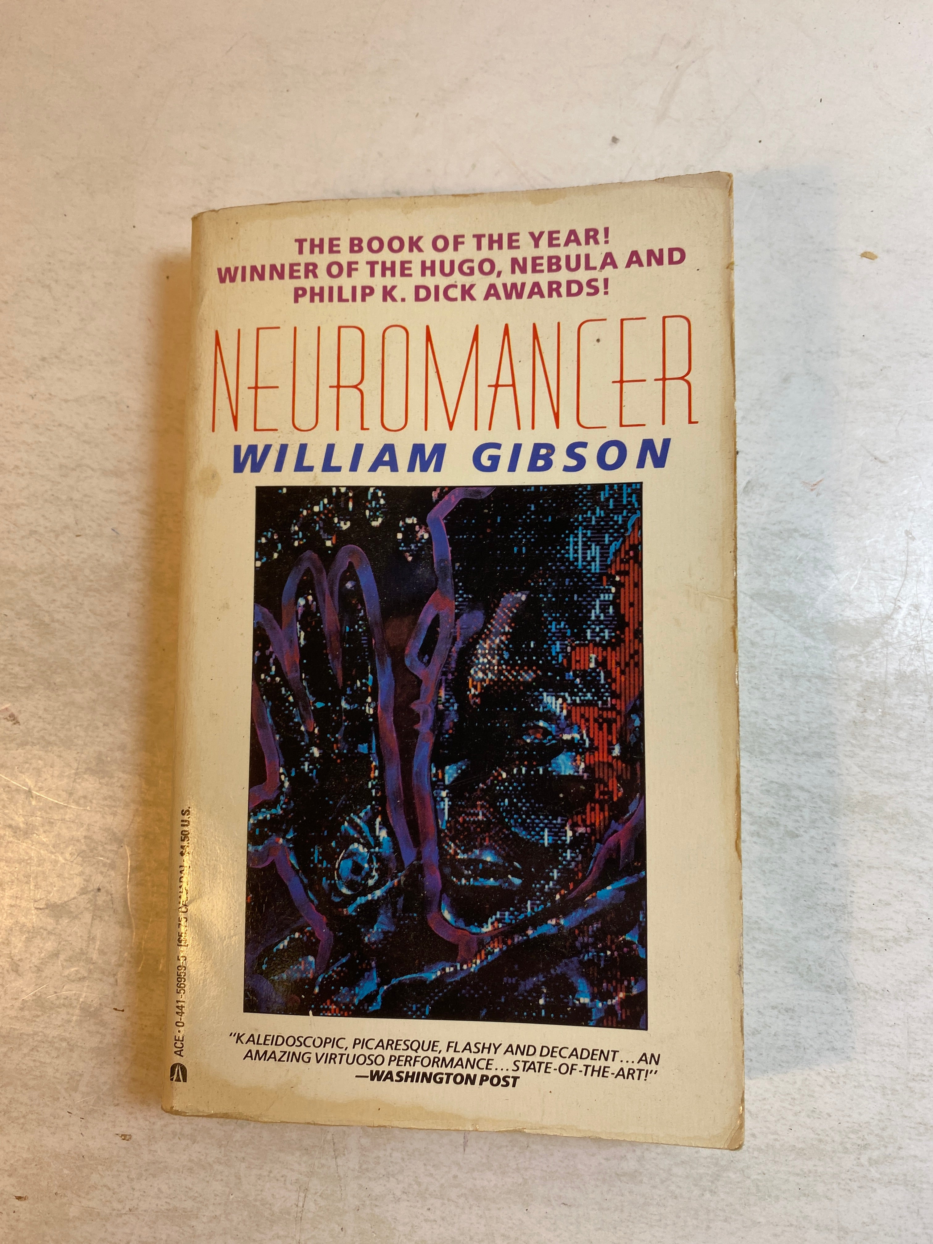 Neuromancer William Gibson paperback 1984
