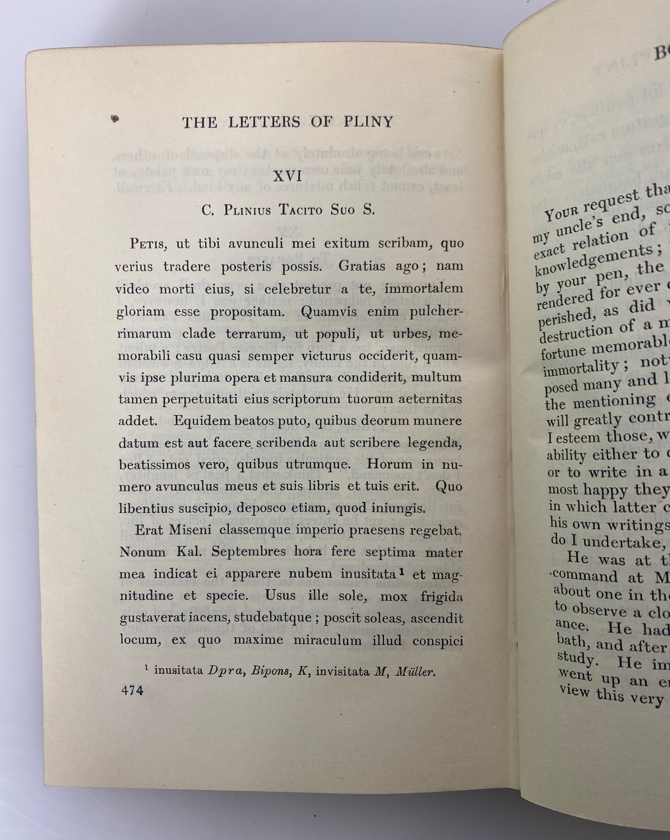 2 Volume Set Pliny Letters by Melmoth Loeb Classical Library 1923-24 HC