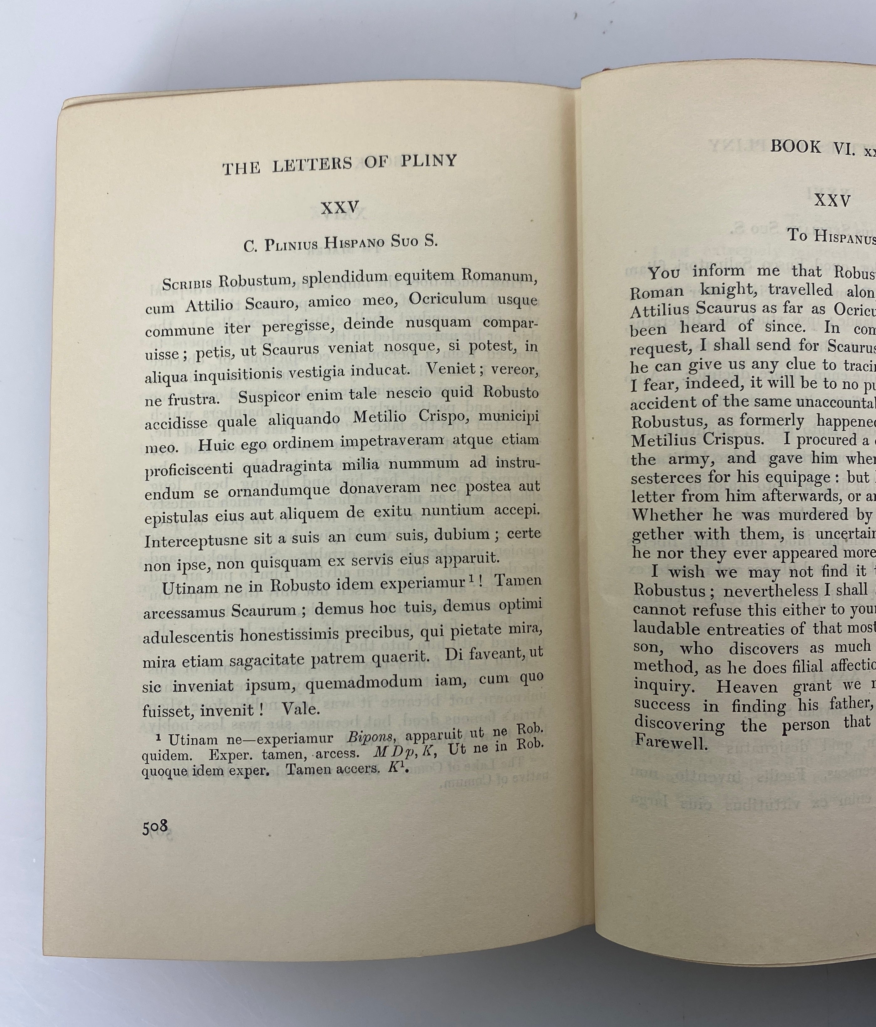 2 Volume Set Pliny Letters by Melmoth Loeb Classical Library 1923-24 HC