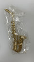 Miniature Gold Brass Alto Saxophone With Case
