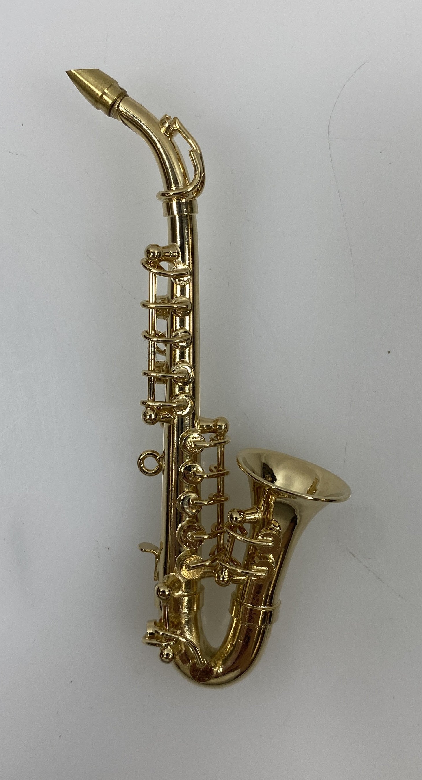 Miniature Gold Brass Alto Saxophone With Case
