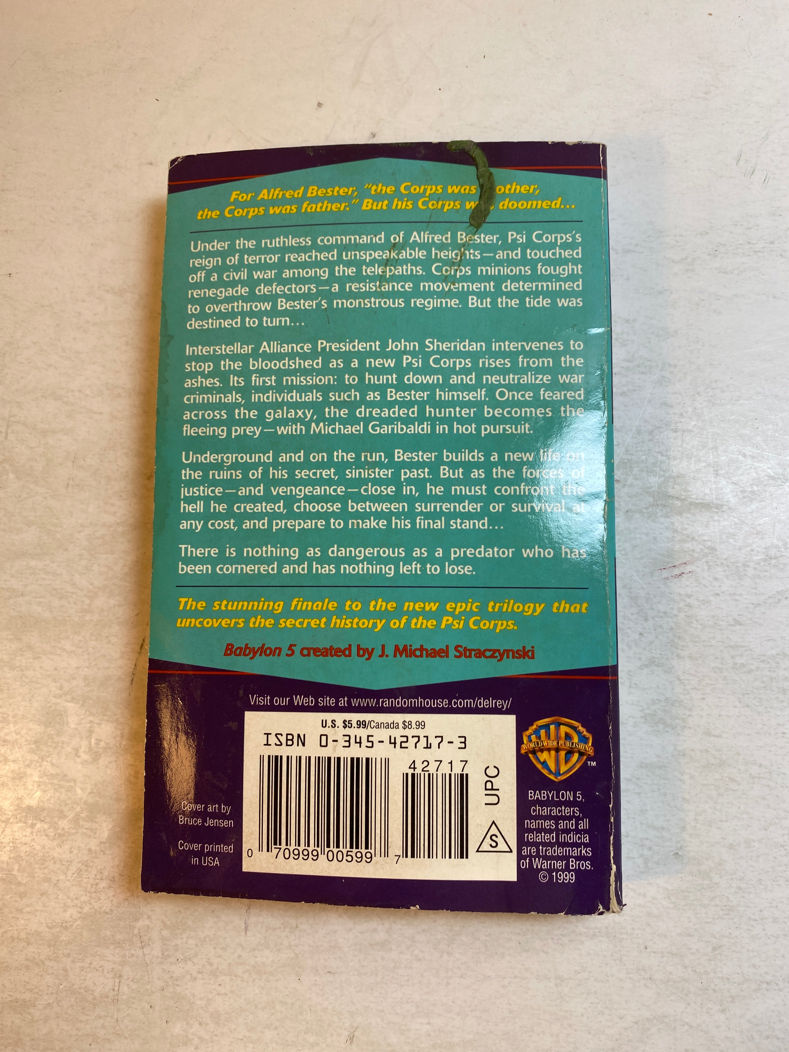 Babylon 5 Final Reckoning paperback 1999