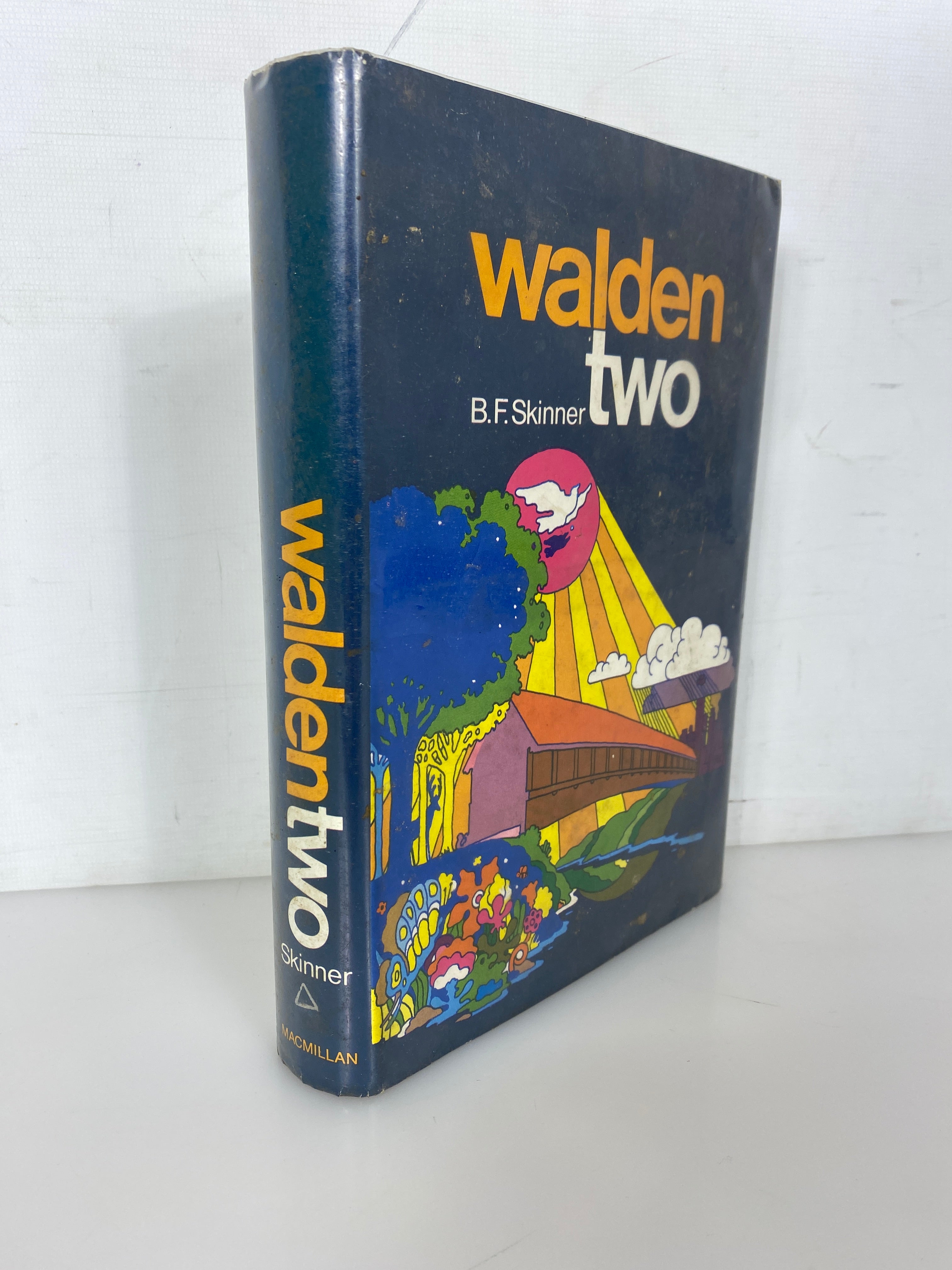 Walden Two by B.F. Skinner 1969 First Printing Ex-Library HC DJ