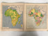 Lot of 3 Vintage SC Atlases 1953-1964 India & Pakistan/Comparative World