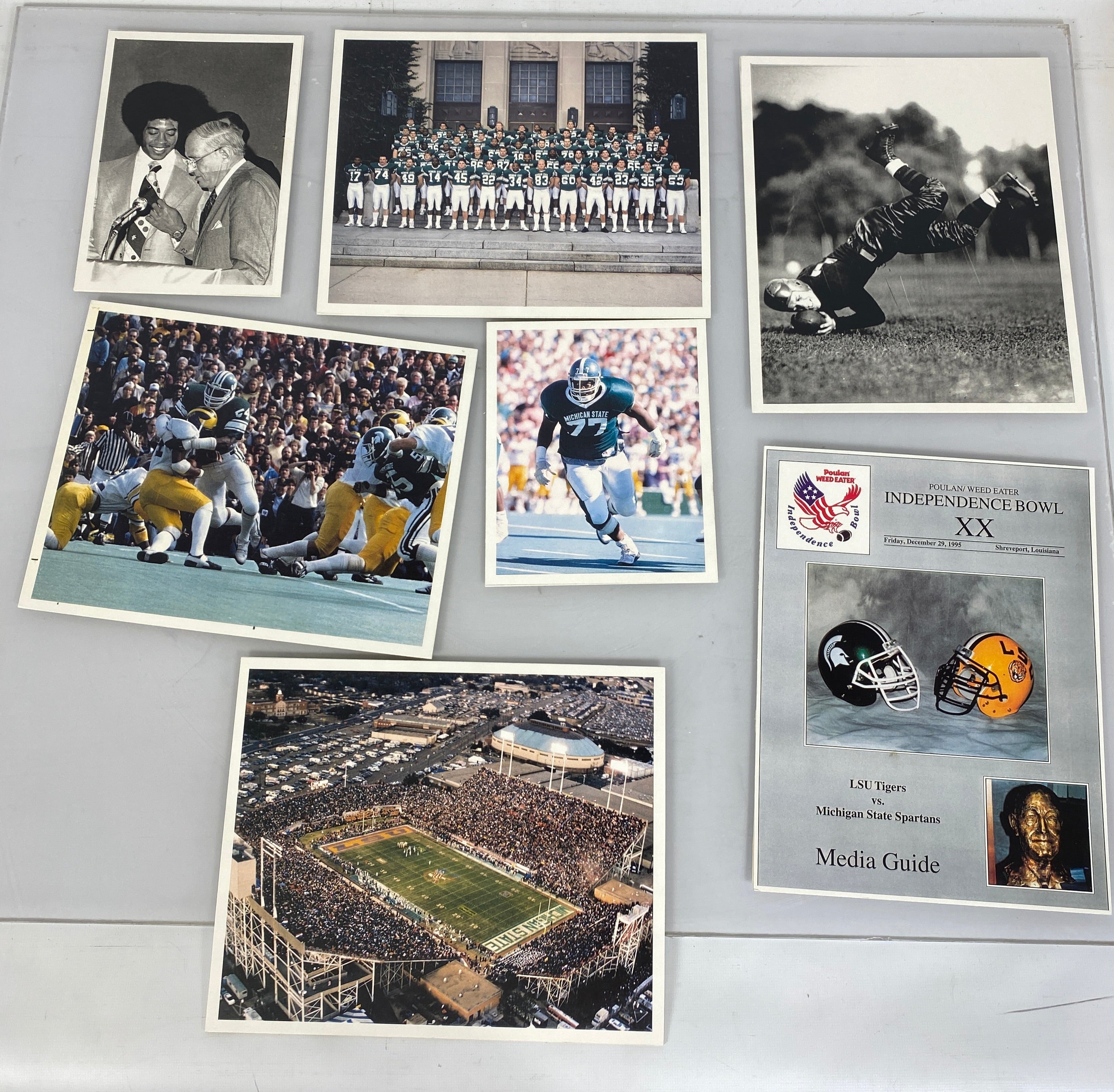 Michigan State 100 Years of Spartan Football Museum Exhibit 1996 Lot 2