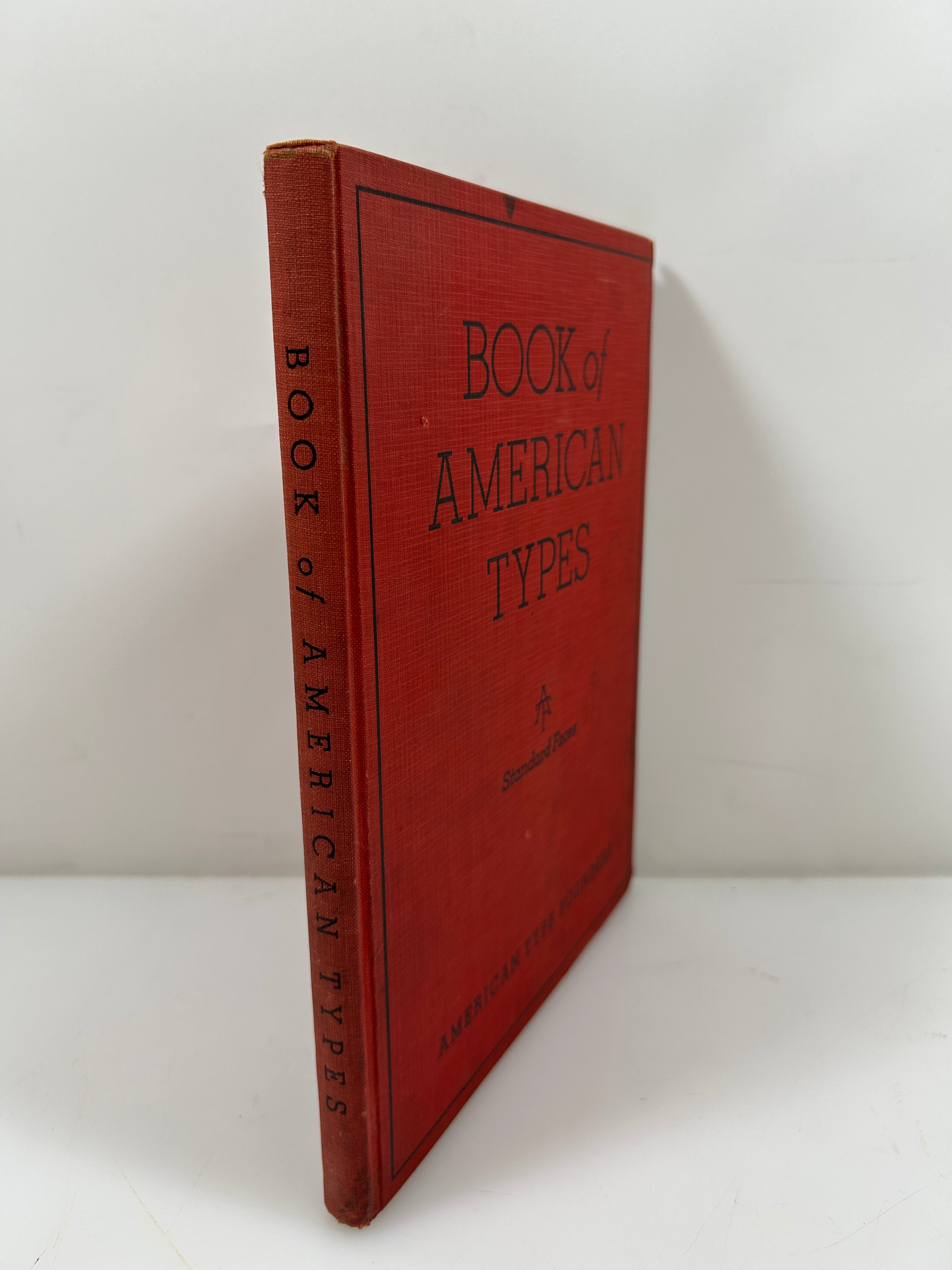 Book of American Types by American Type Founders Sales Corp 1934 HC
