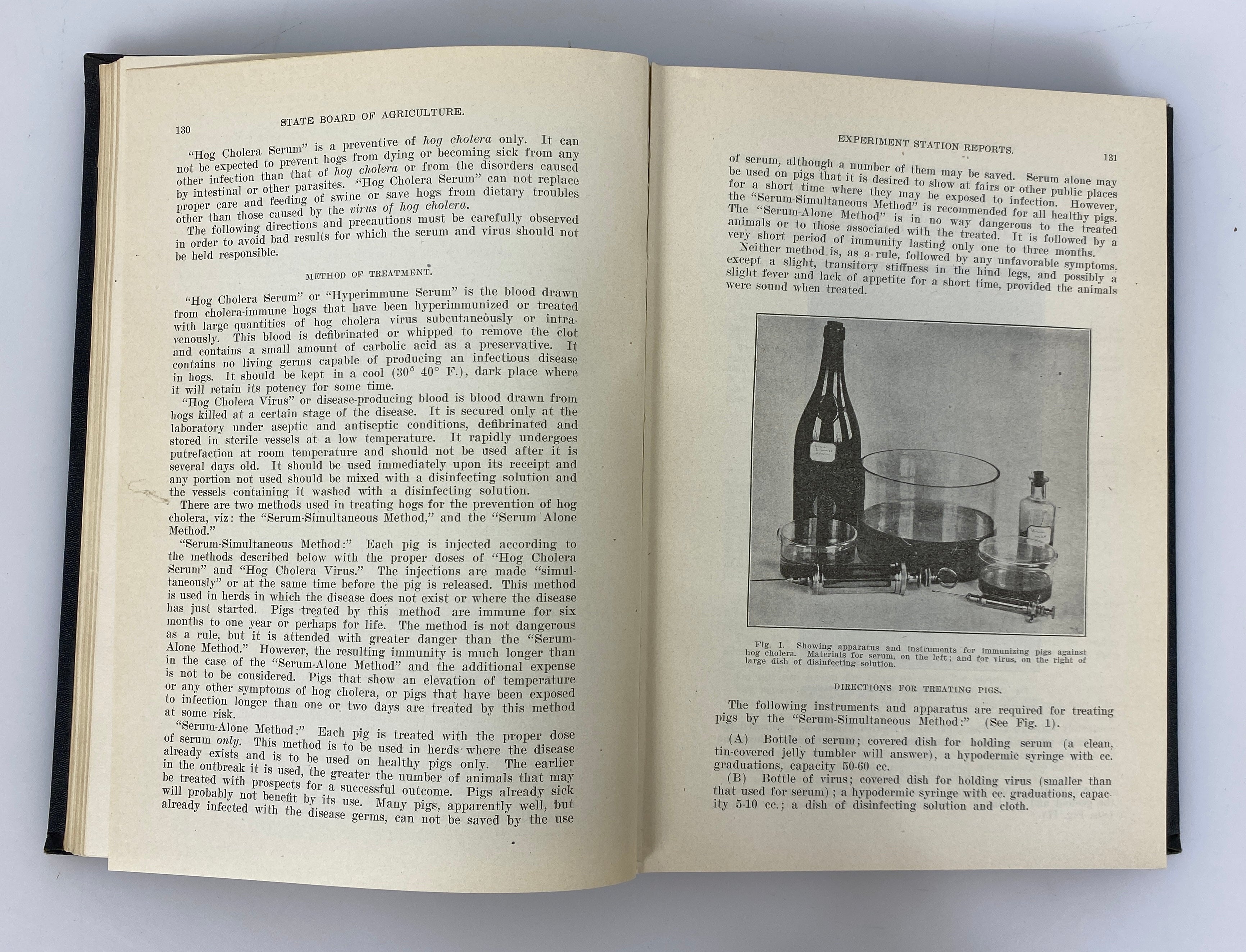 State of Michigan Board of Agriculture Report 1909 Antique Ex-Library HC