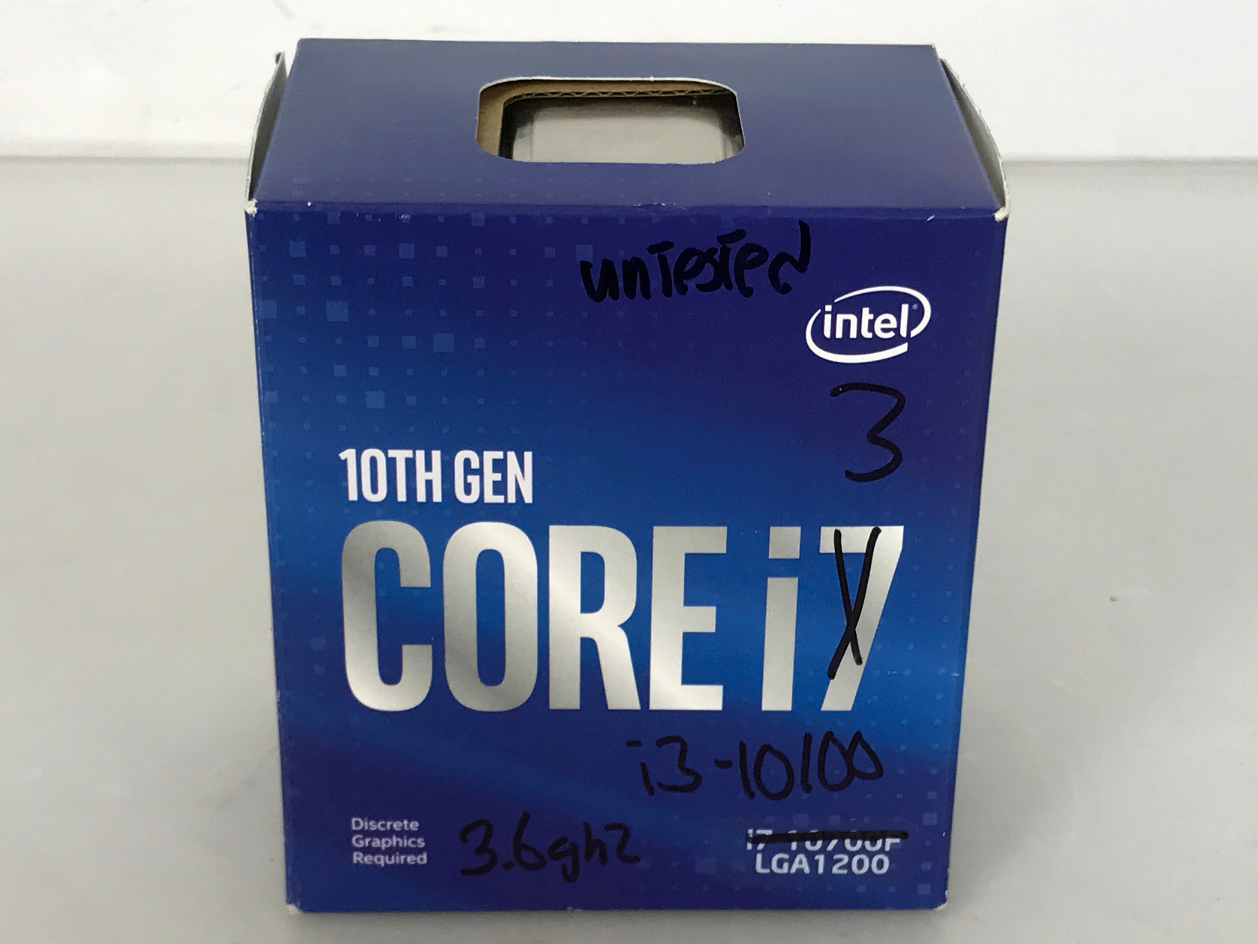 Intel Core i3-10100 10th Gen 3.6GHz Processor