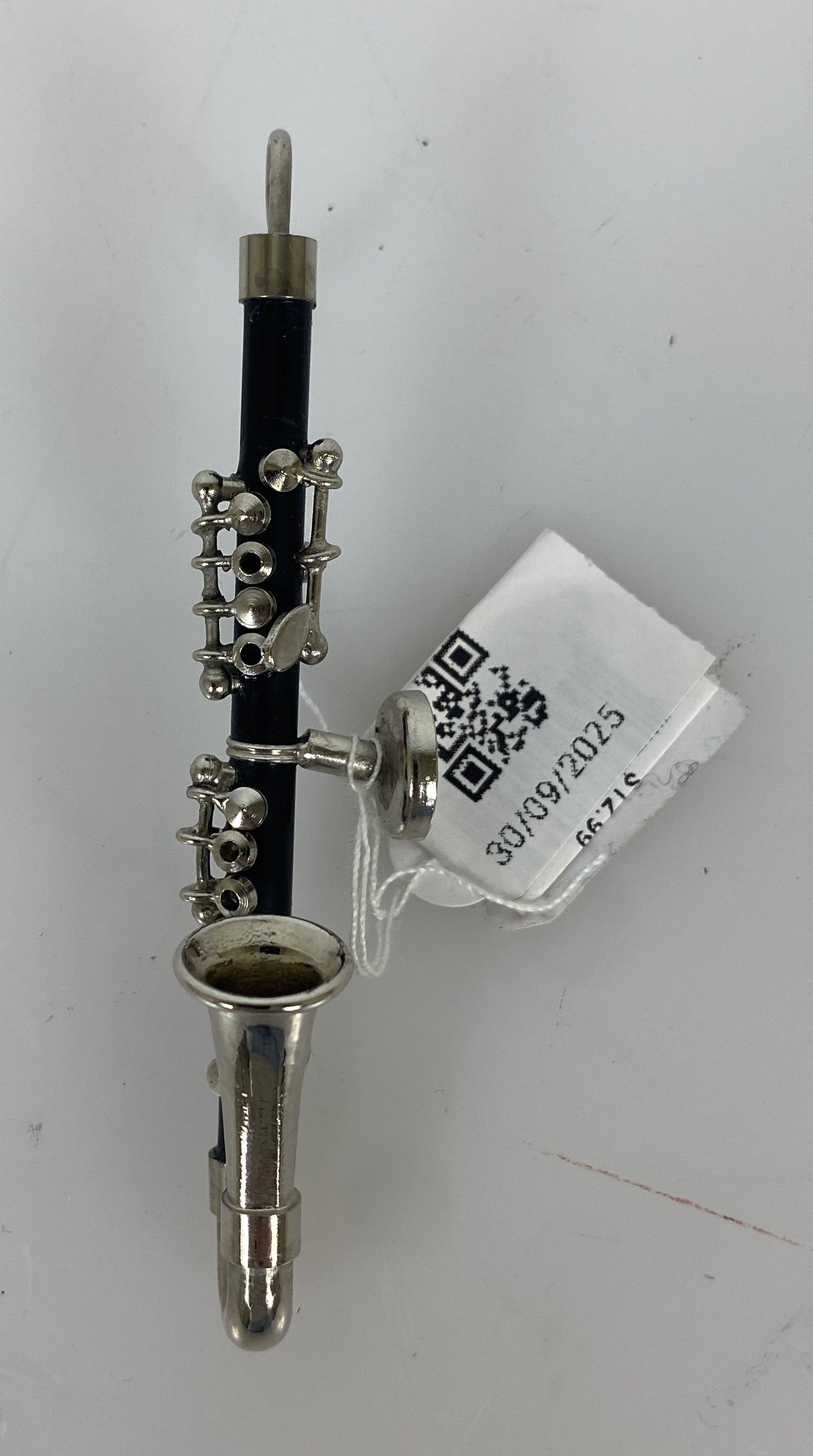 Miniature Black Bass Clarinet Magnet