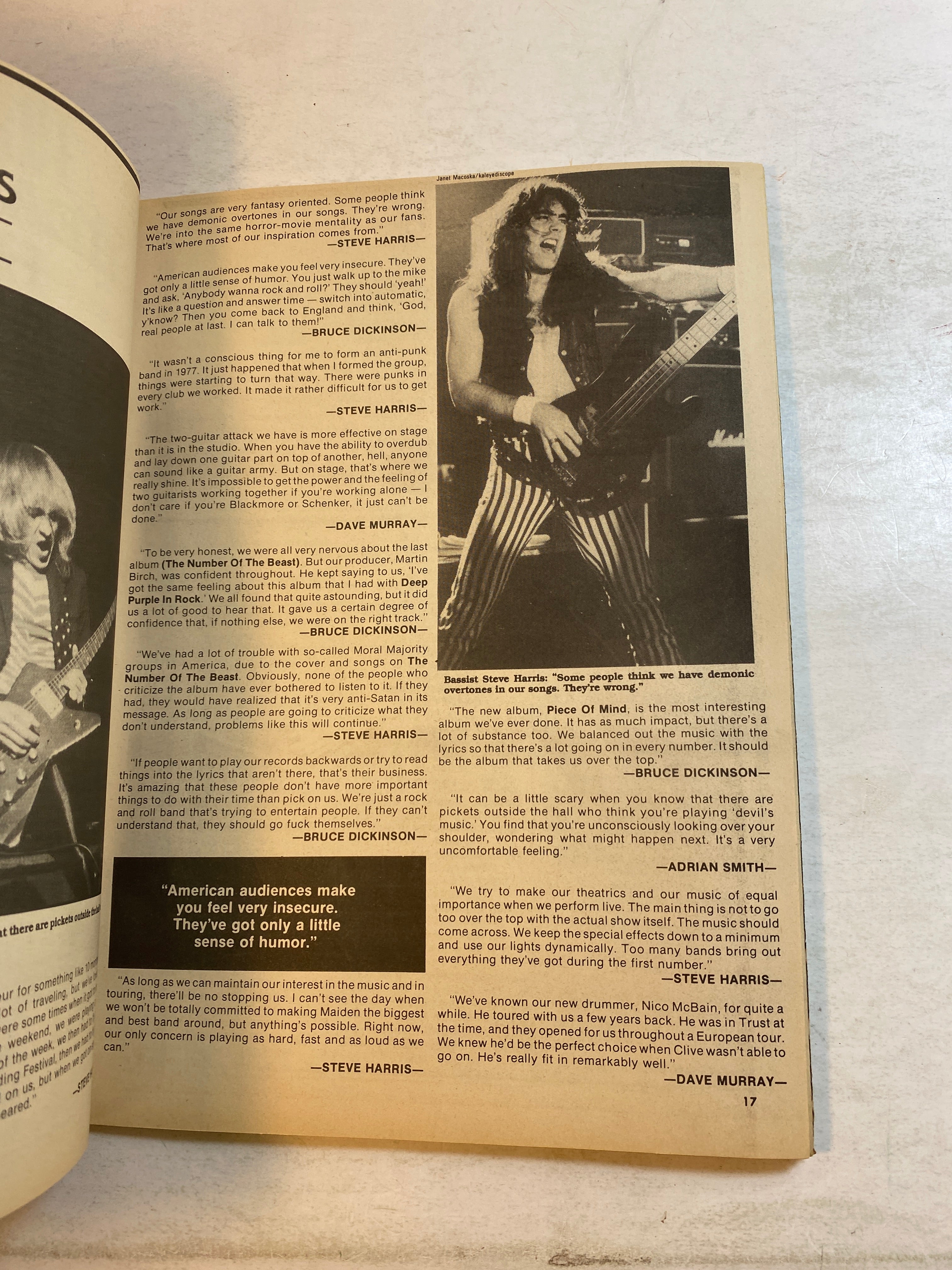 Hit Parader Magazine Fall 1983 Heavy Metal Special