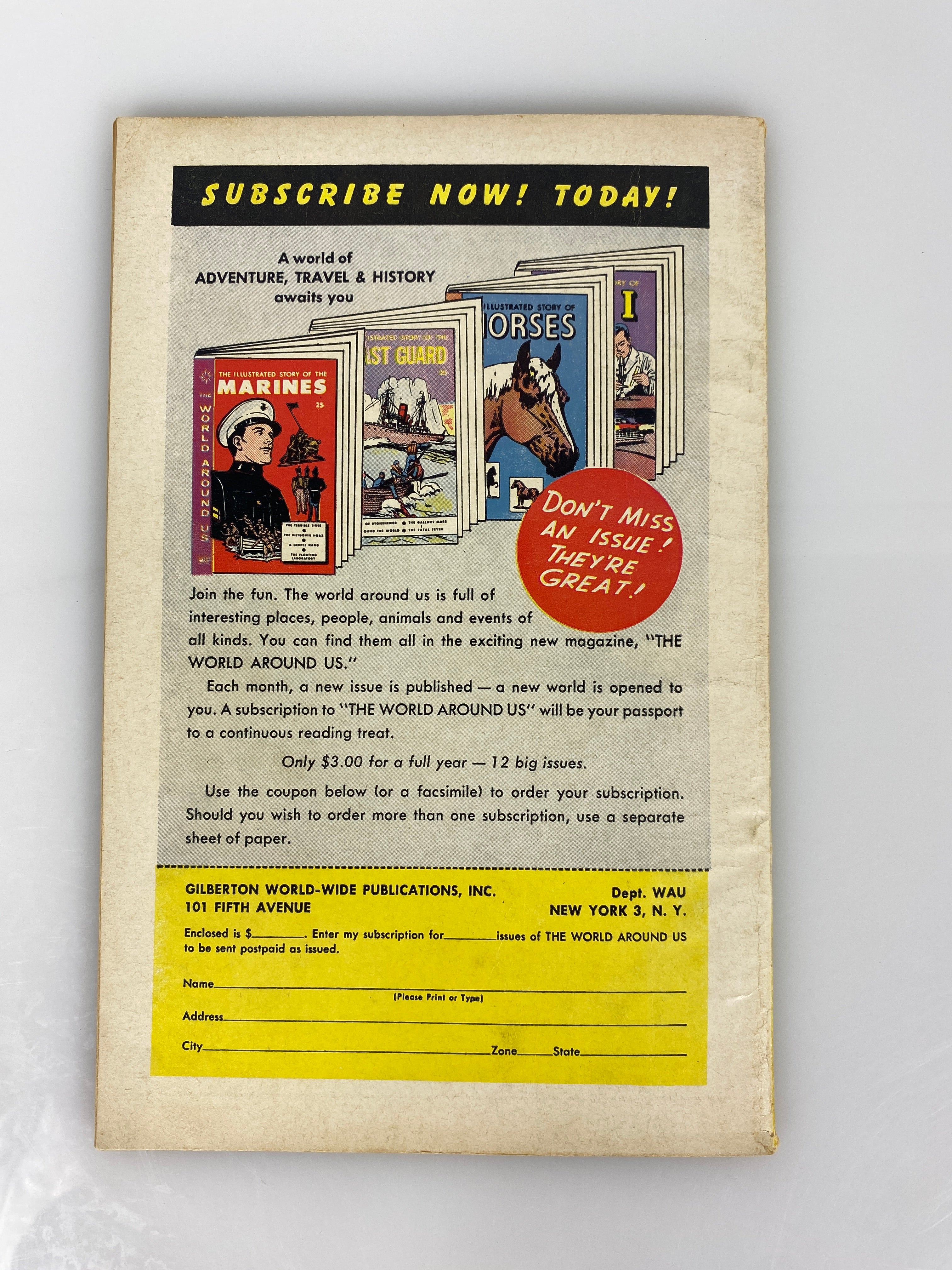 World Around Us: Time and Space Communications Number 20 1960 Classics Illustrated