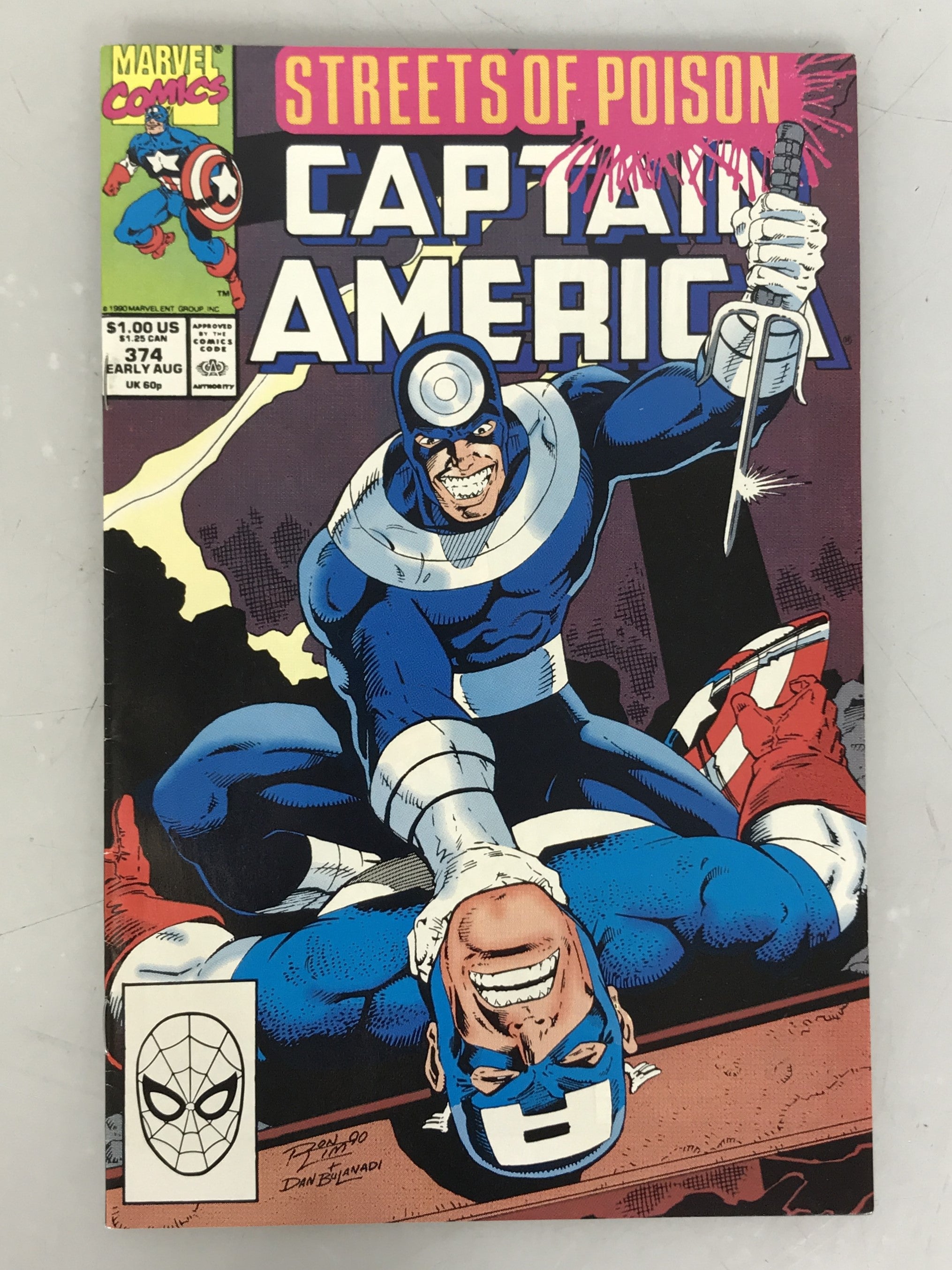 Captain America 374 1990