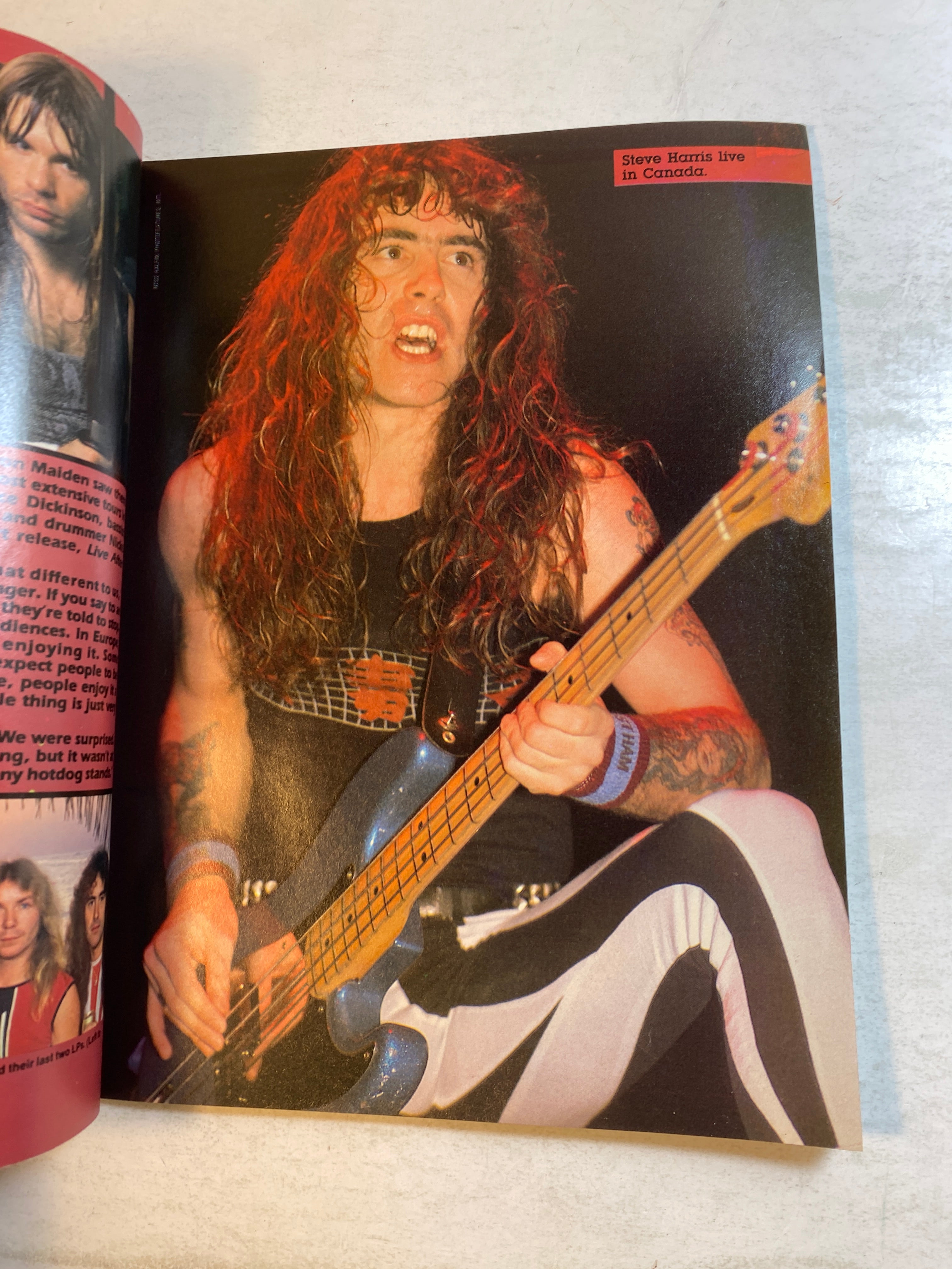 Hit Parader Heavy Metal Hot Shots July 1986 Iron Maiden WASP Kiss