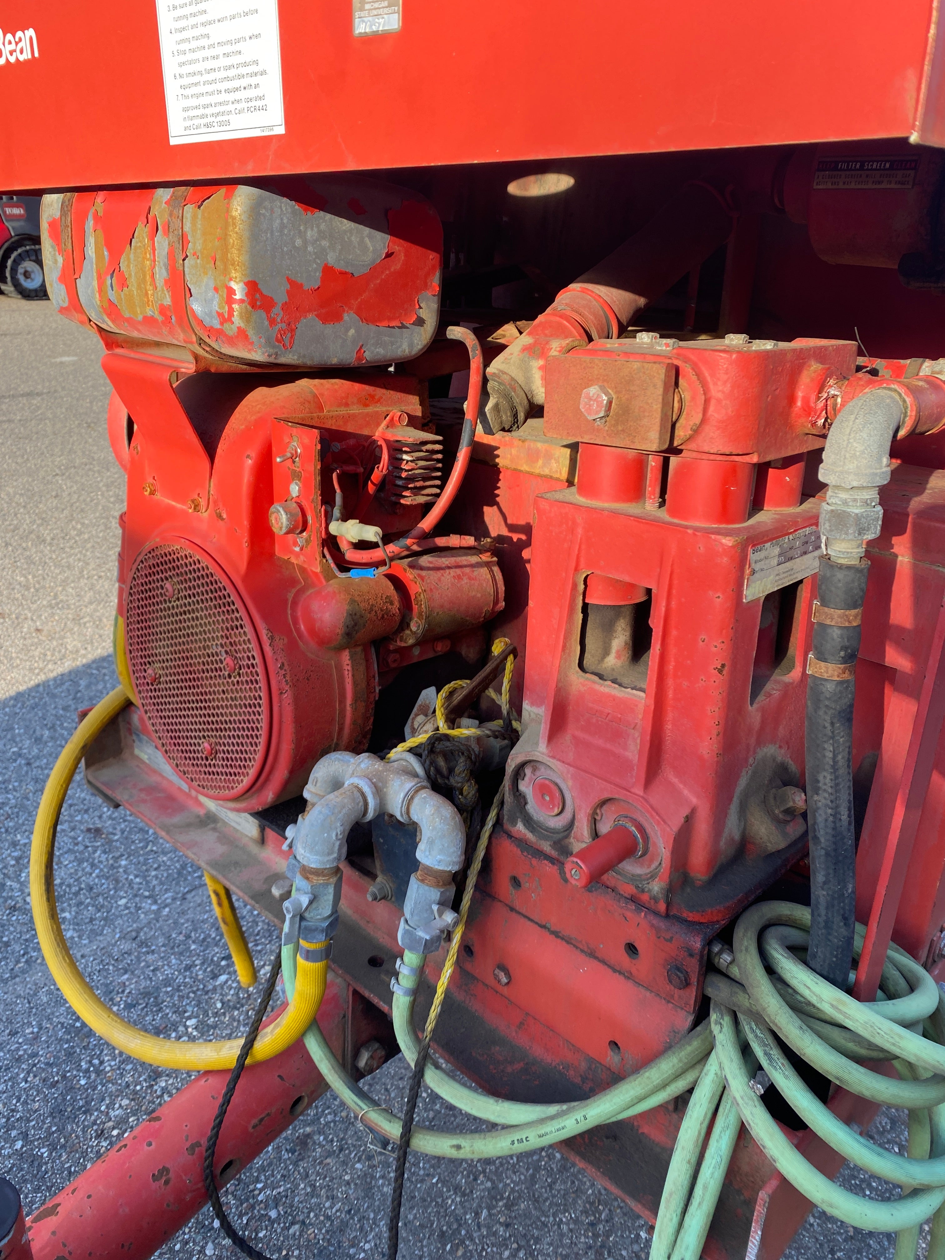 FMC "Bean" #P2020 Pumping and Crop Spraying Farming Equipment