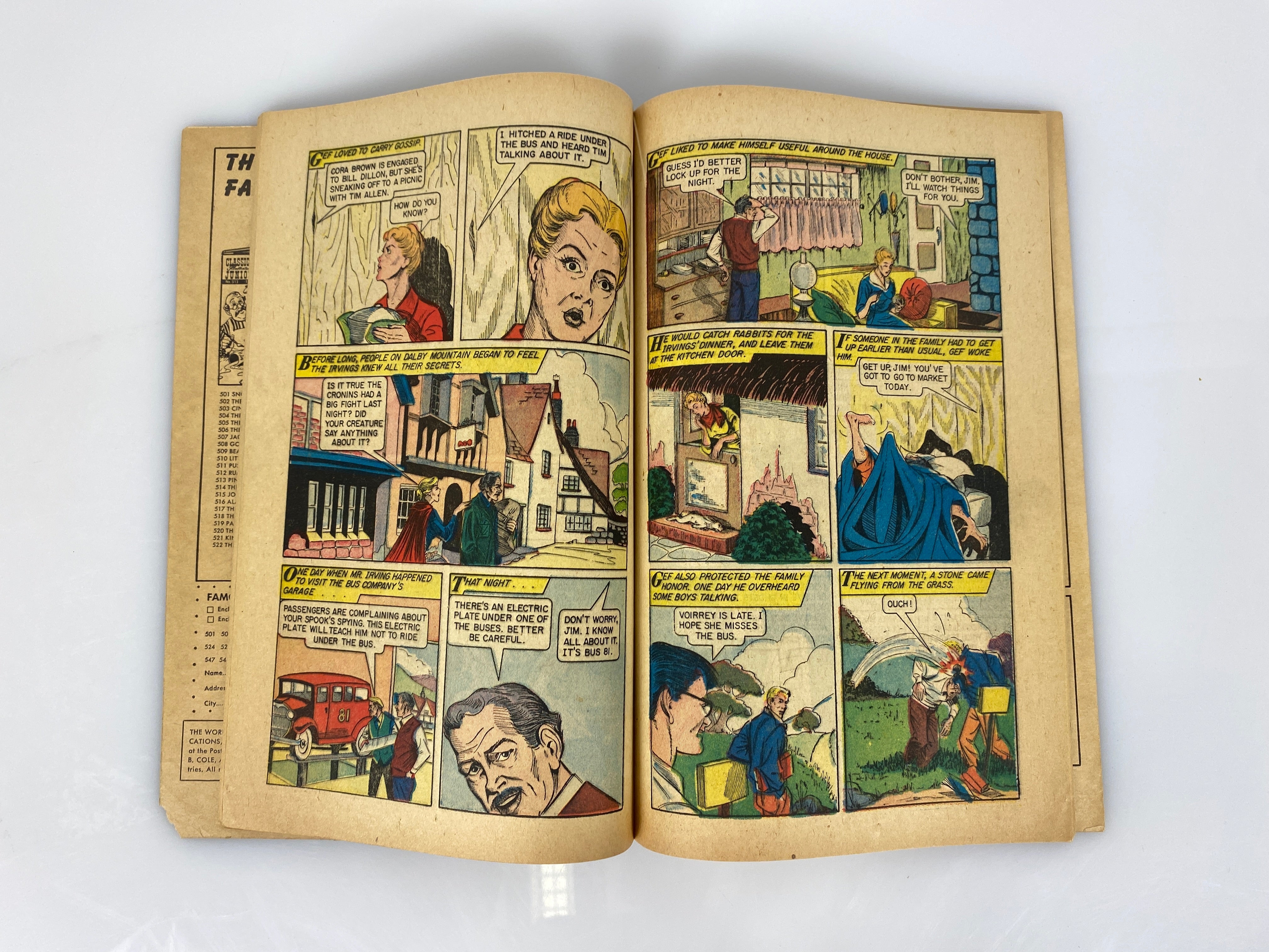World Around Us: Ghosts Number 24 1960 Classics Illustrated Comic