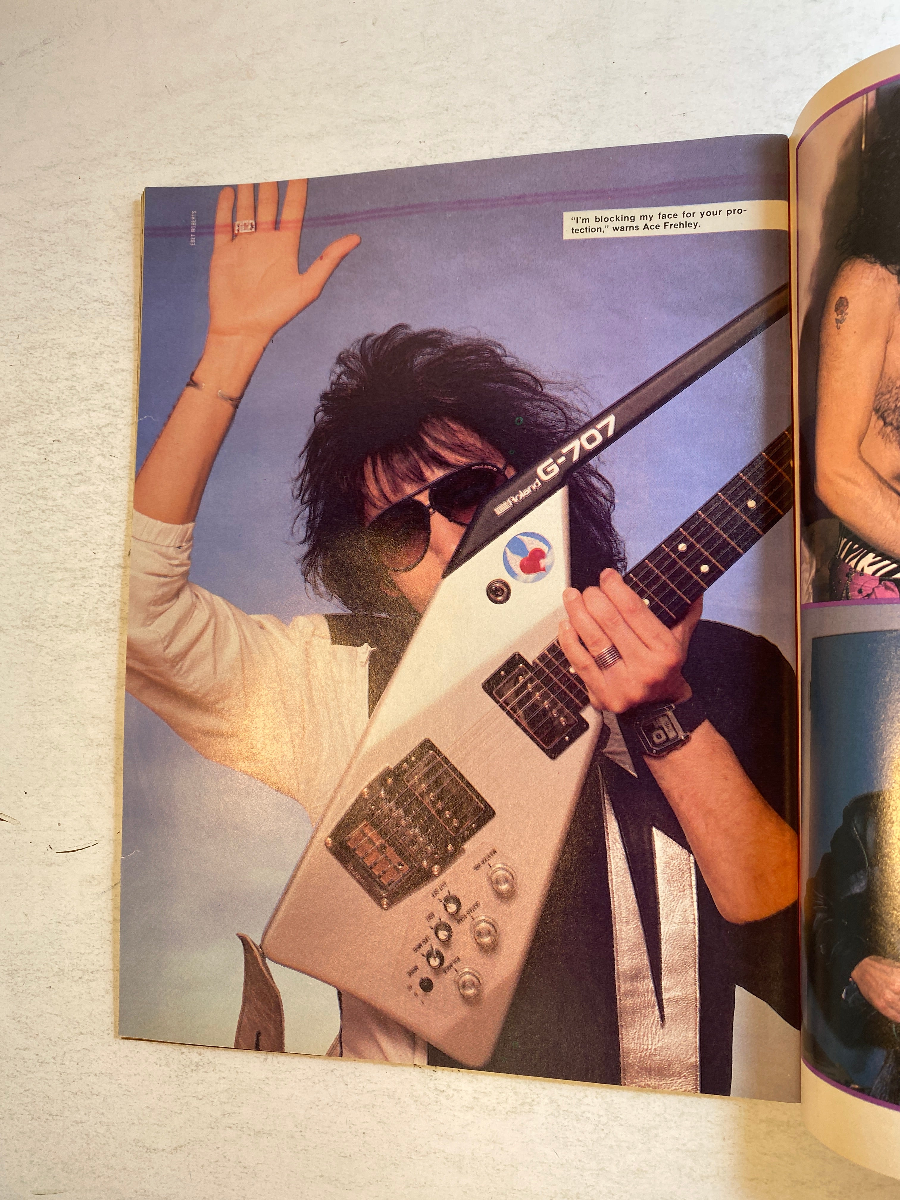 Hit Parader Heavy Metal Hot Shots July 1986 Iron Maiden WASP Kiss