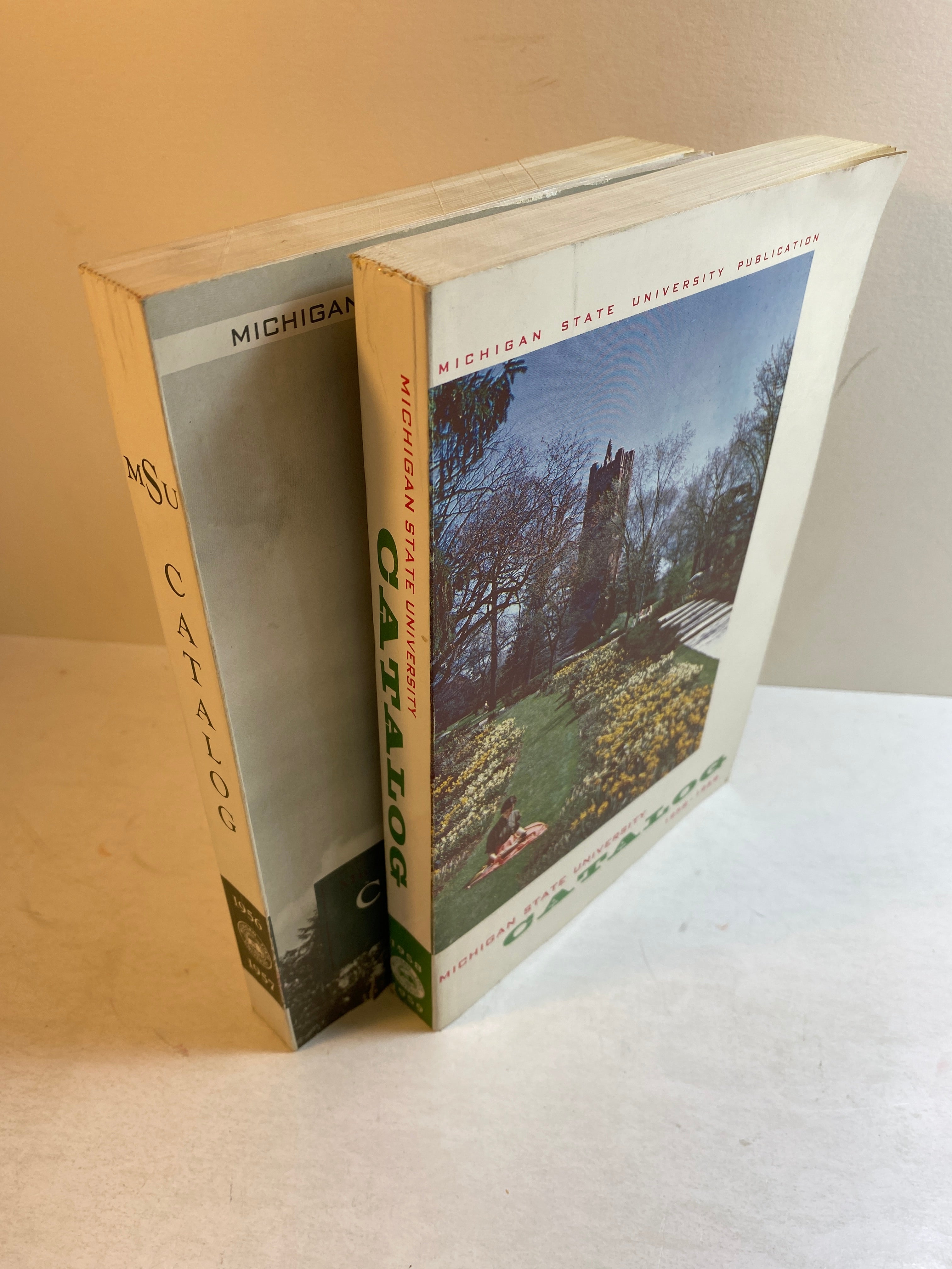 2 Vintage Michigan State University Catalogs 50/52 1956 & 1958 SC