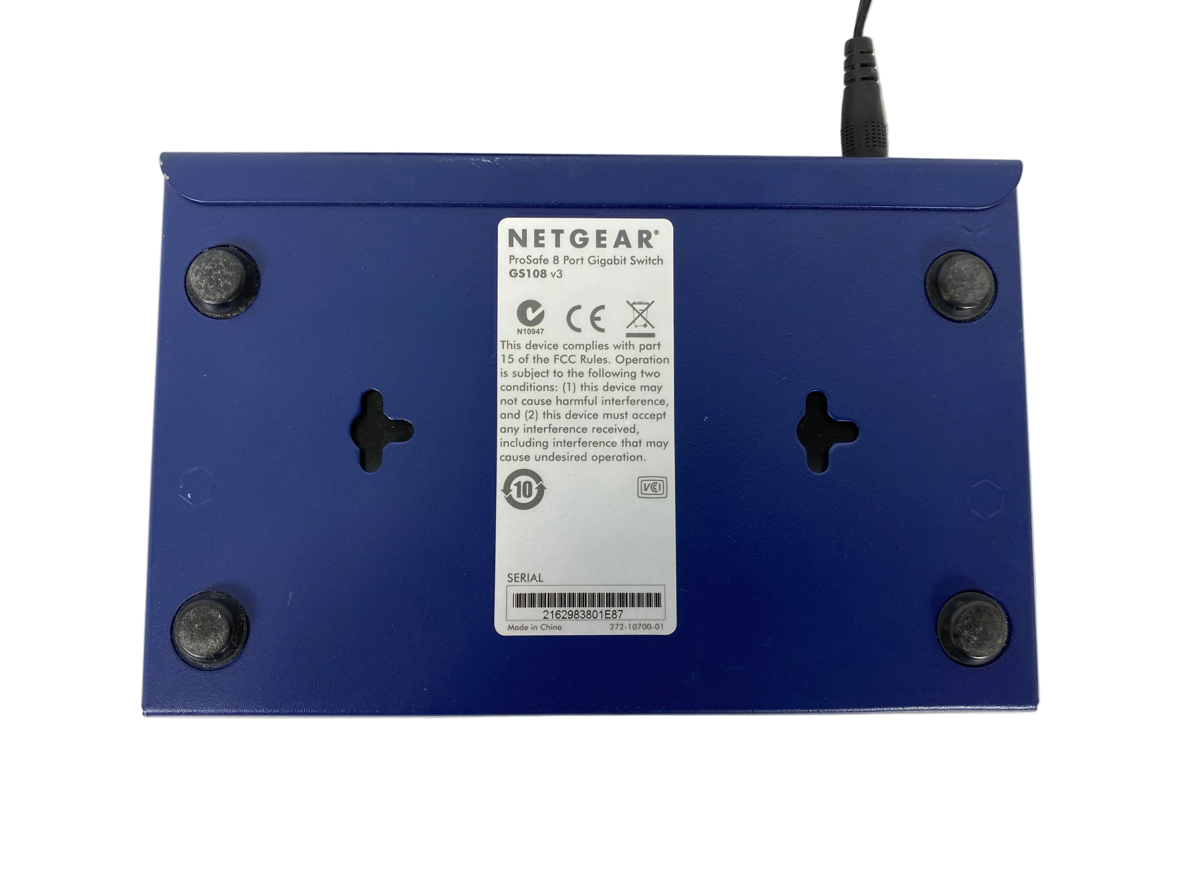 Netgear GS108 V3 Prosafe 8 Port Gigabit Switch