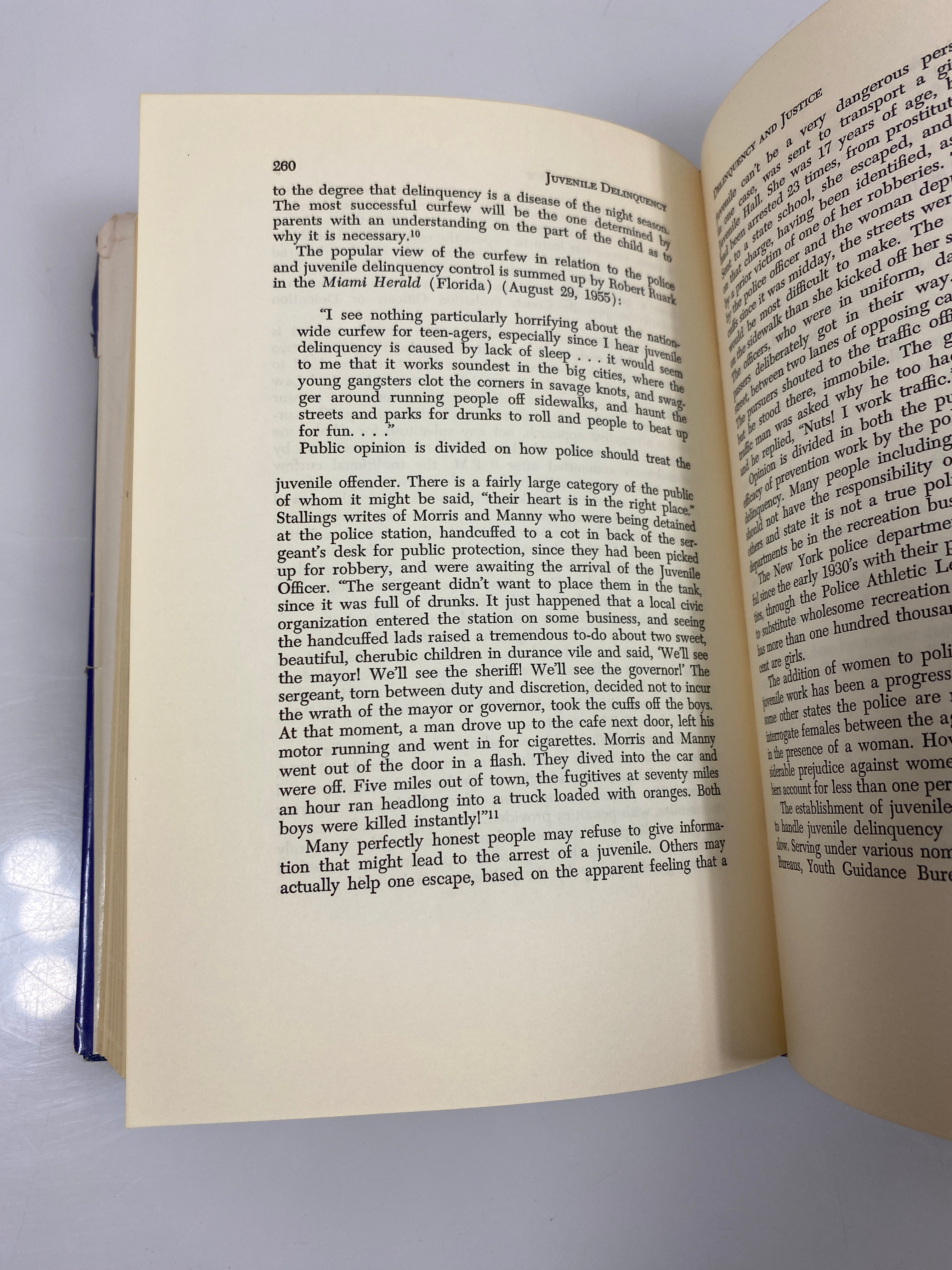 Juvenile Delinquency by Roucek Ex-library 1958 HCDJ