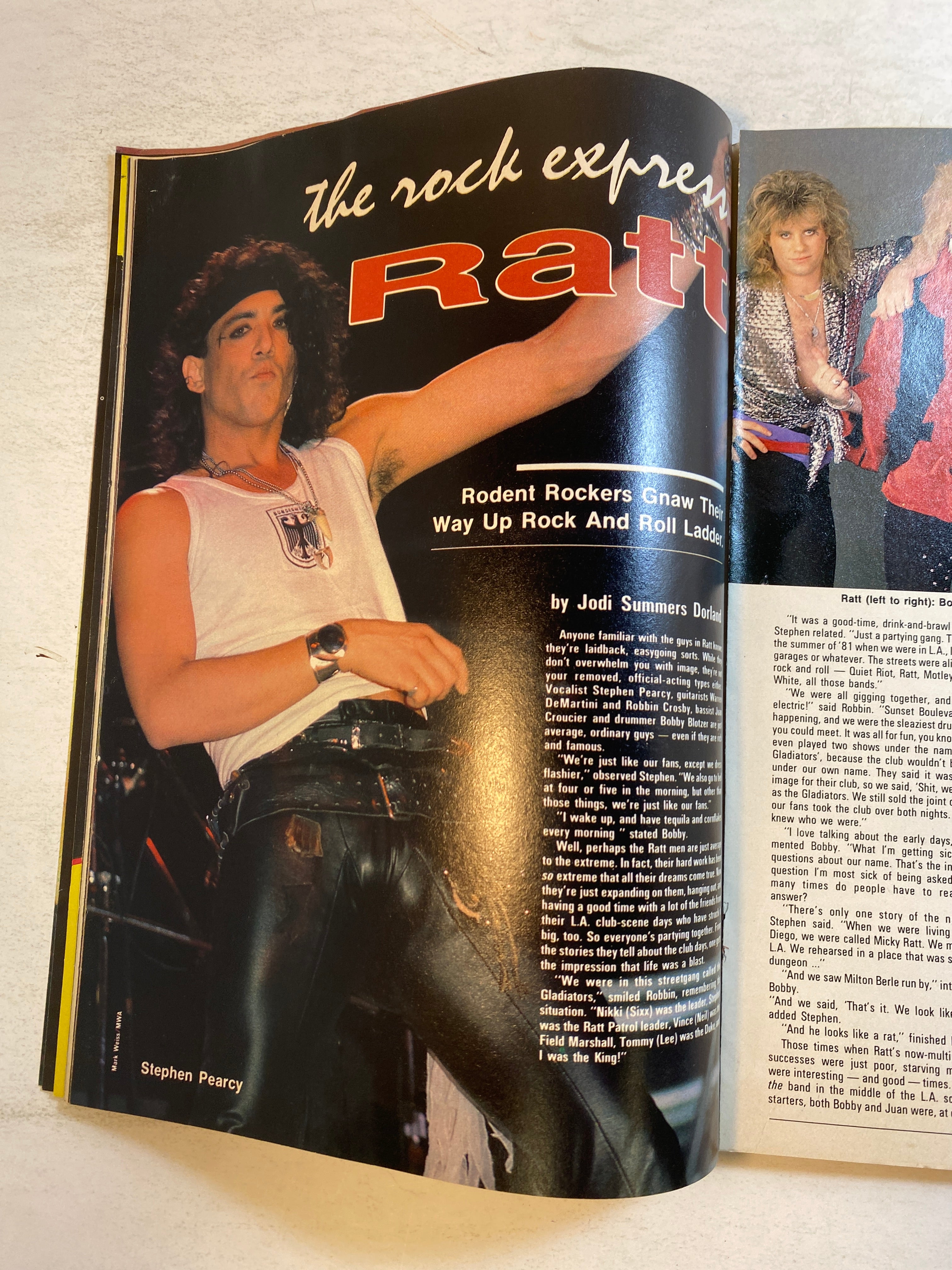 Hit Parader Magazine February 1986 Dio