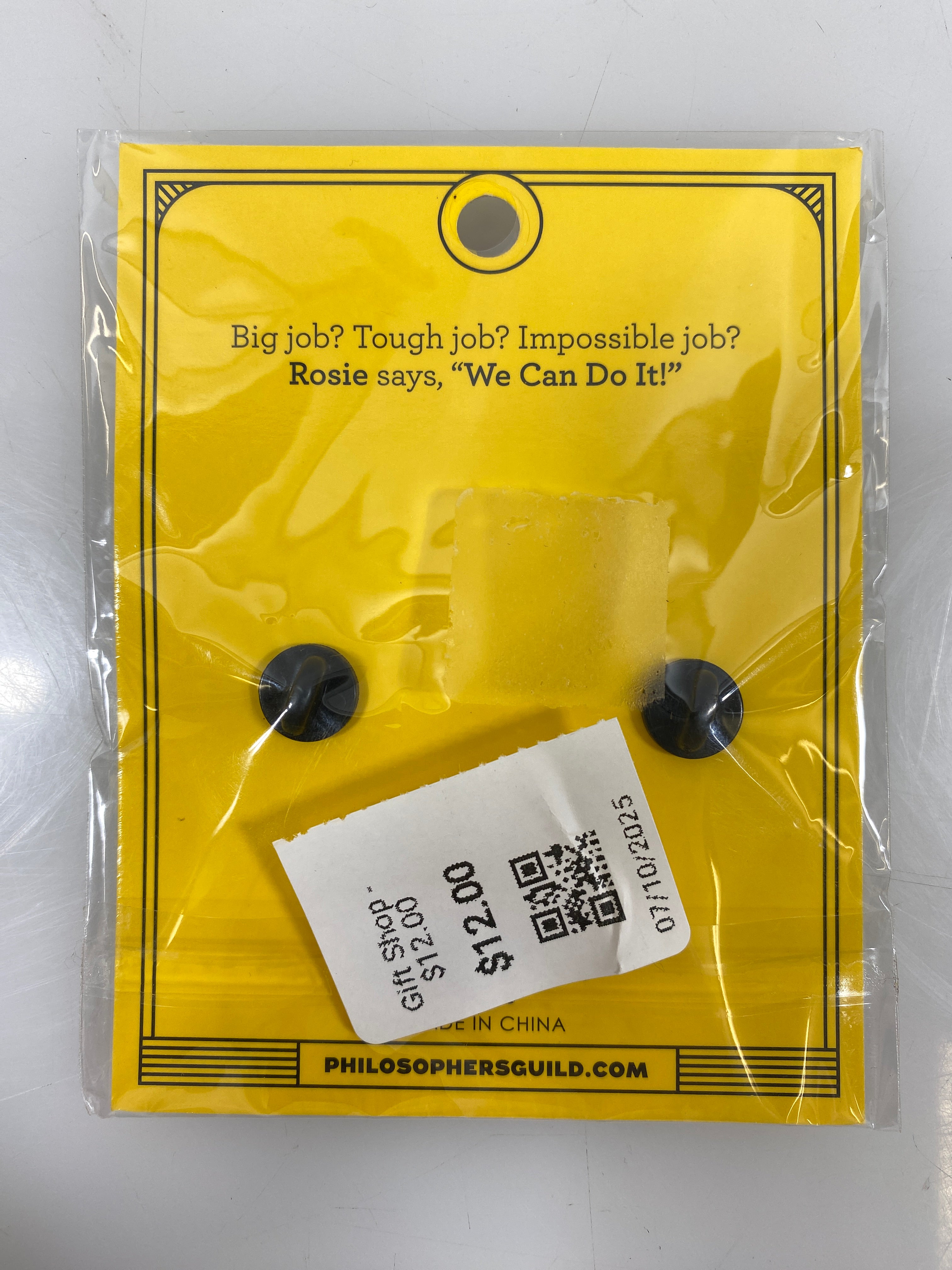 The Unemployed Philosophers Guild Rosie the Riveter Pins