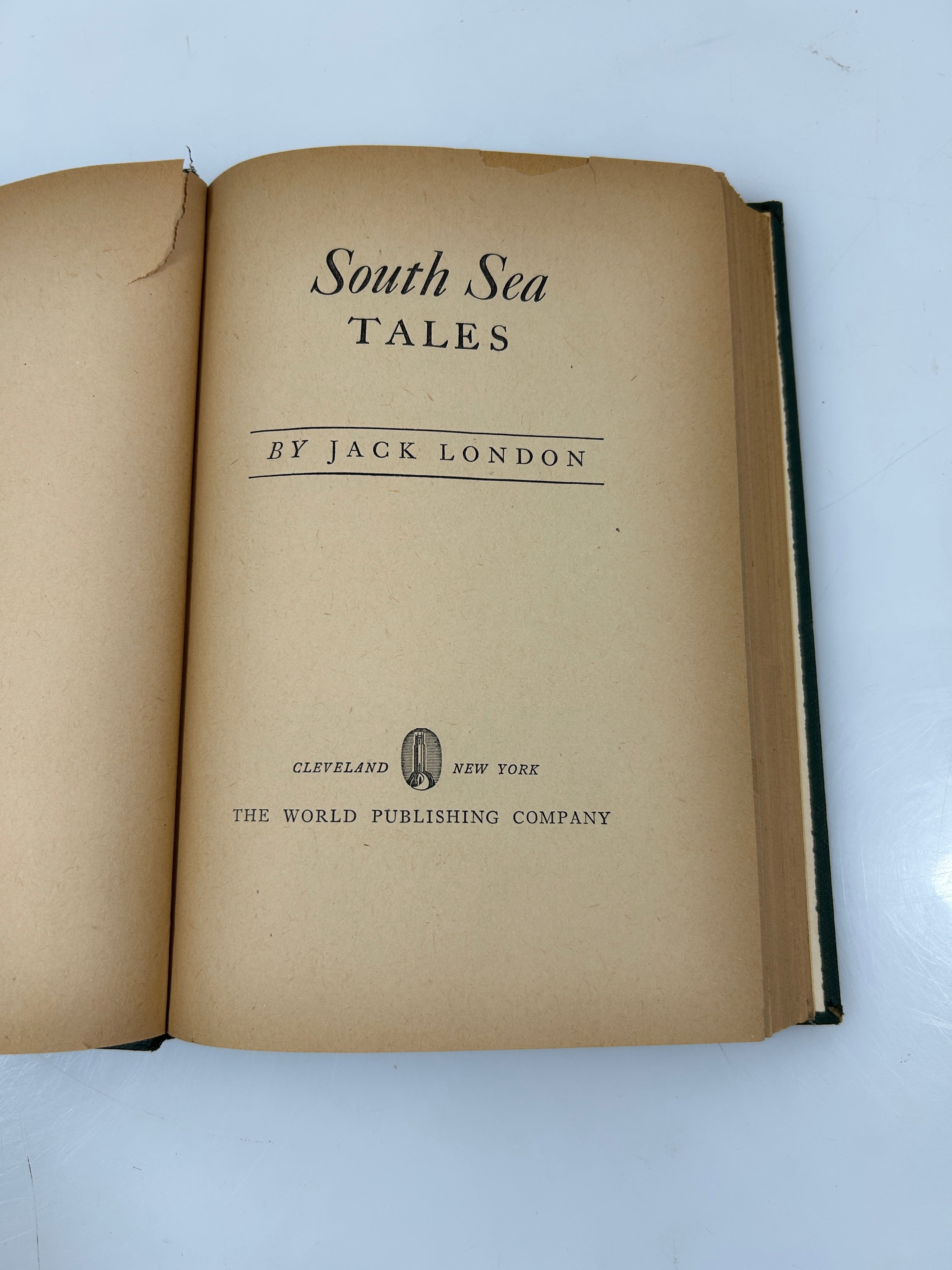 South Sea Tales by Jack London Tower Books Ed 1st Print 1946 HC