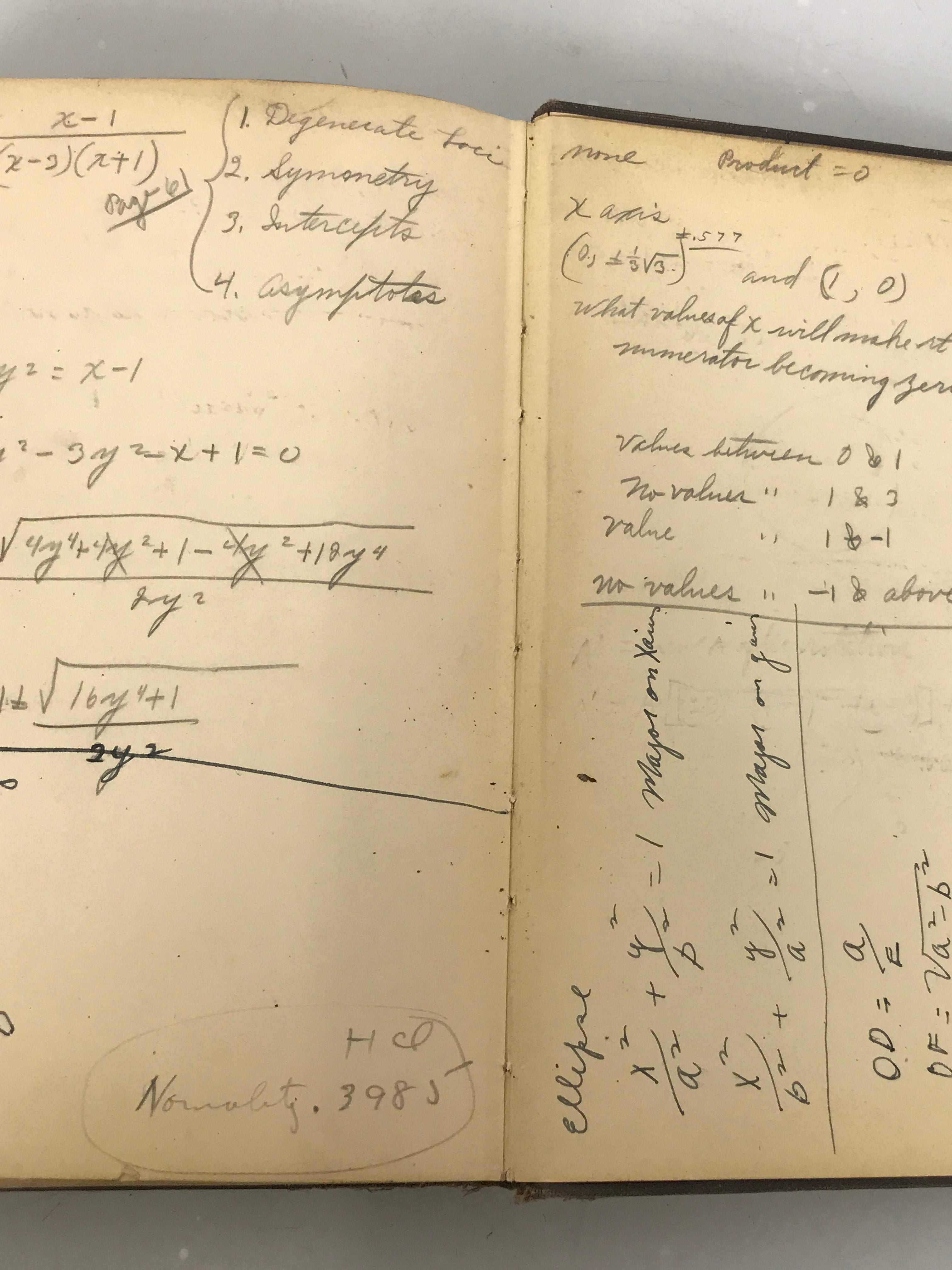 Antique Analytic Geometry by Raymond Brink 1924 HC
