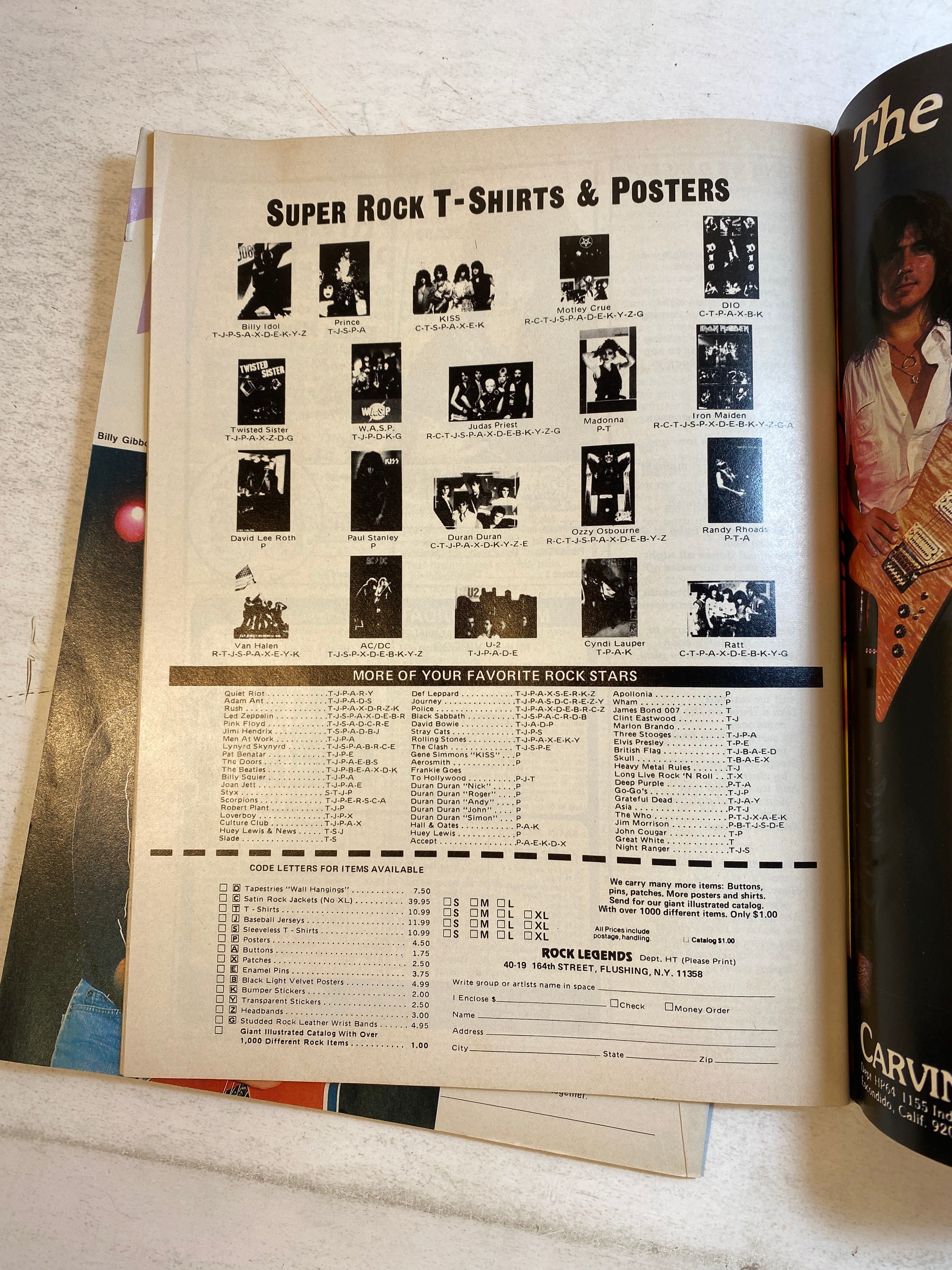 Hit Parader Magazine February 1986 Dio