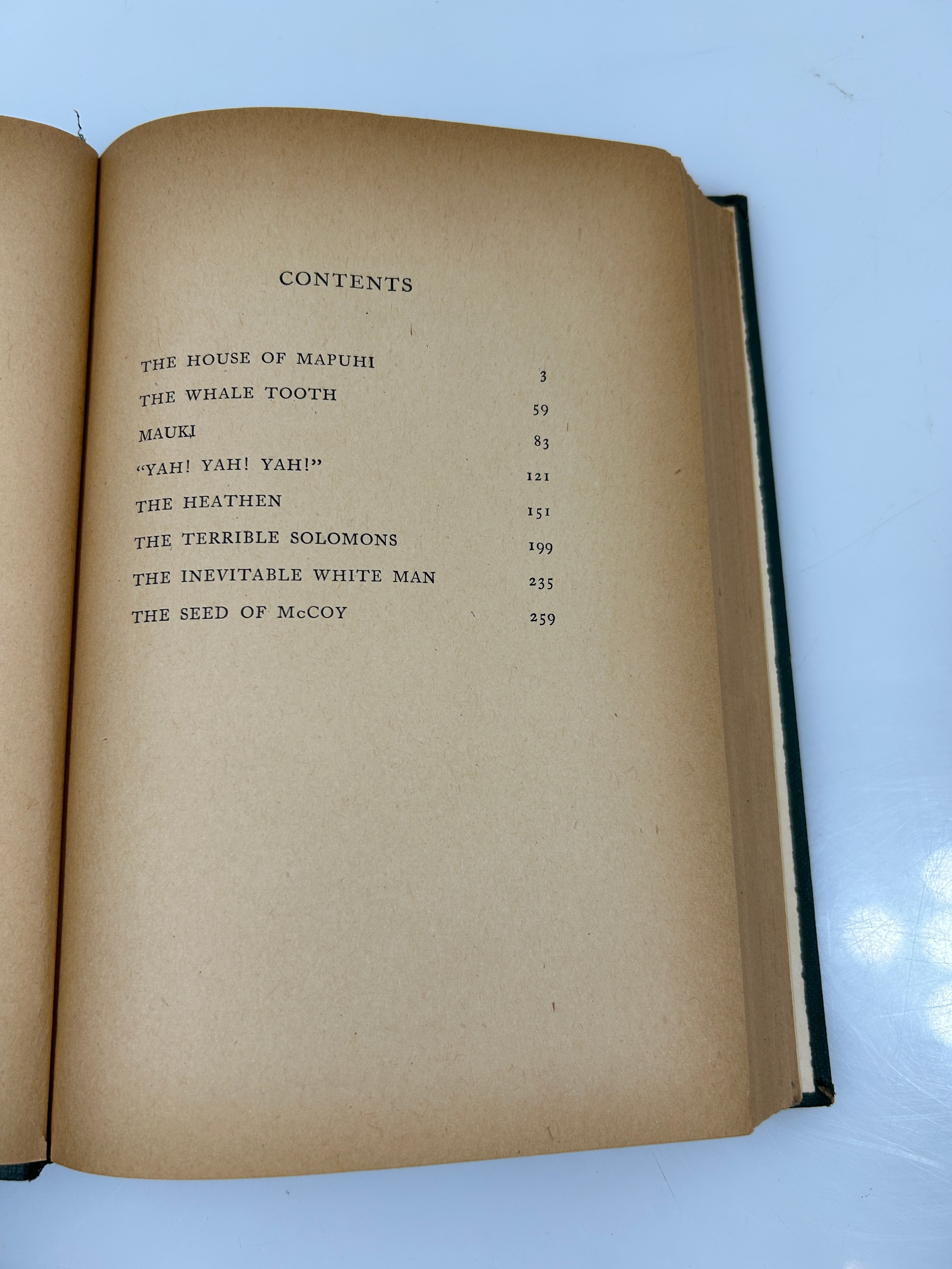 South Sea Tales by Jack London Tower Books Ed 1st Print 1946 HC
