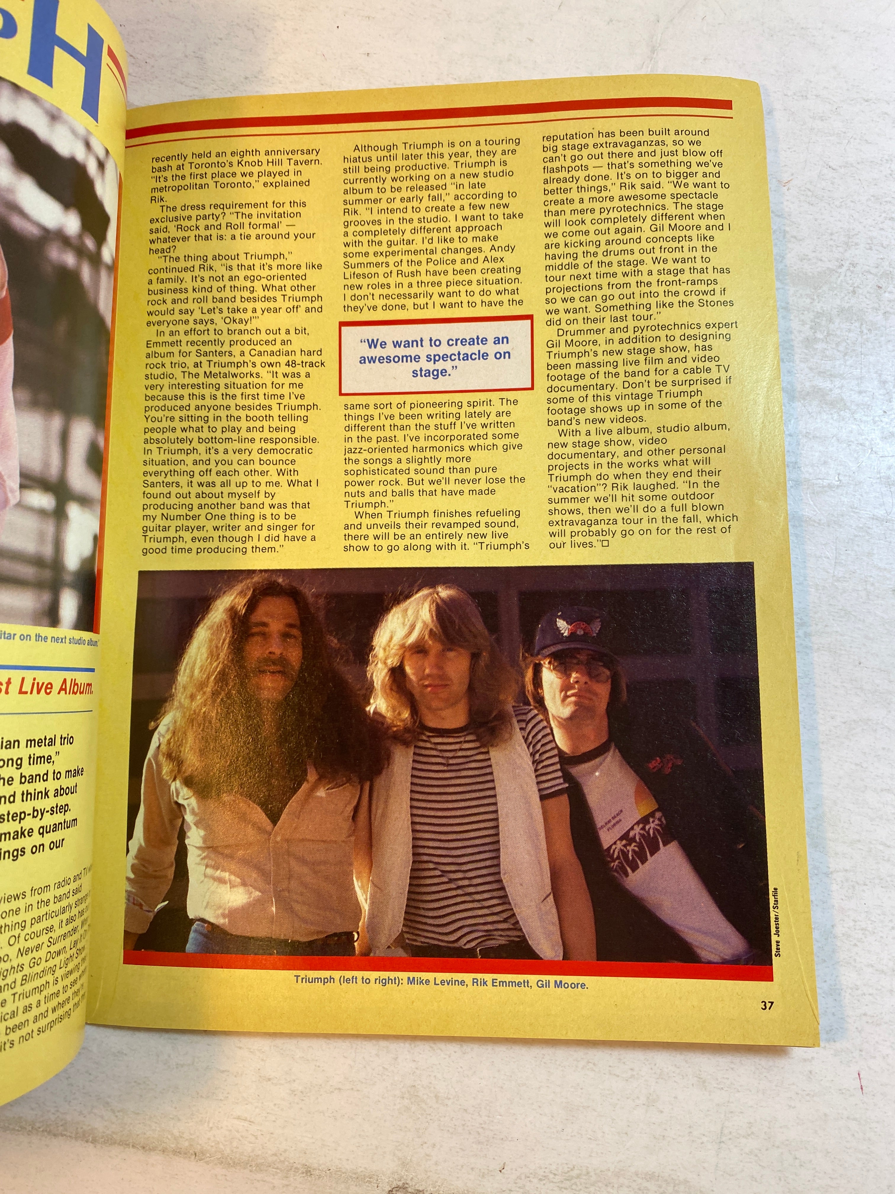 Hit Parader Magazine April 1984 Van Halen