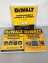 Lot of 3 DeWalt Handbooks: Contractor's Forms & Letters, Residential Construction Codes, Construction Estimating 2016-2017 SC