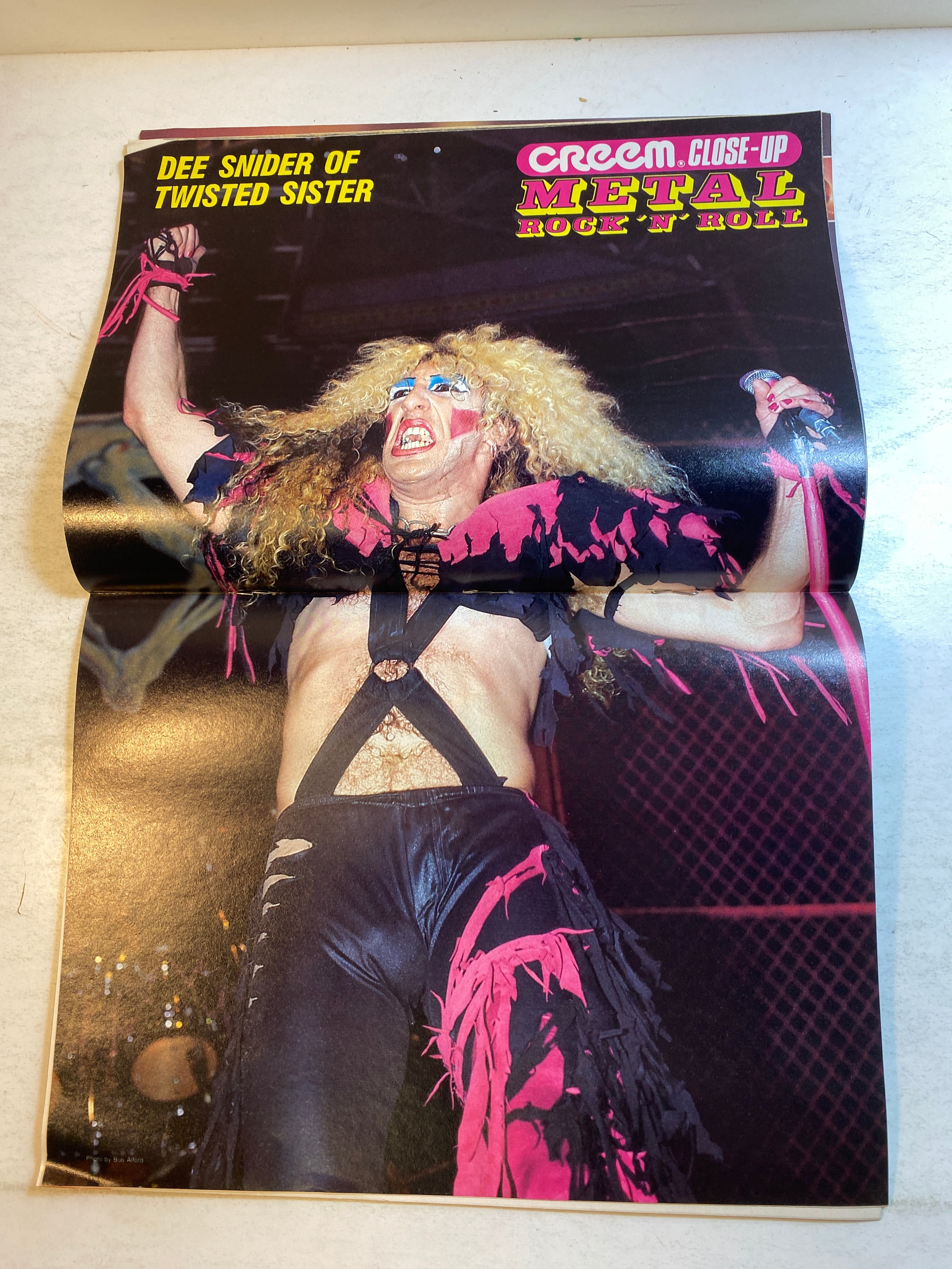 Creem Close Up Metal Magazine July 1985 Twisted Sister
