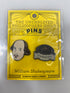 The Unemployed Philosophers Guild William Shakespeare Pins