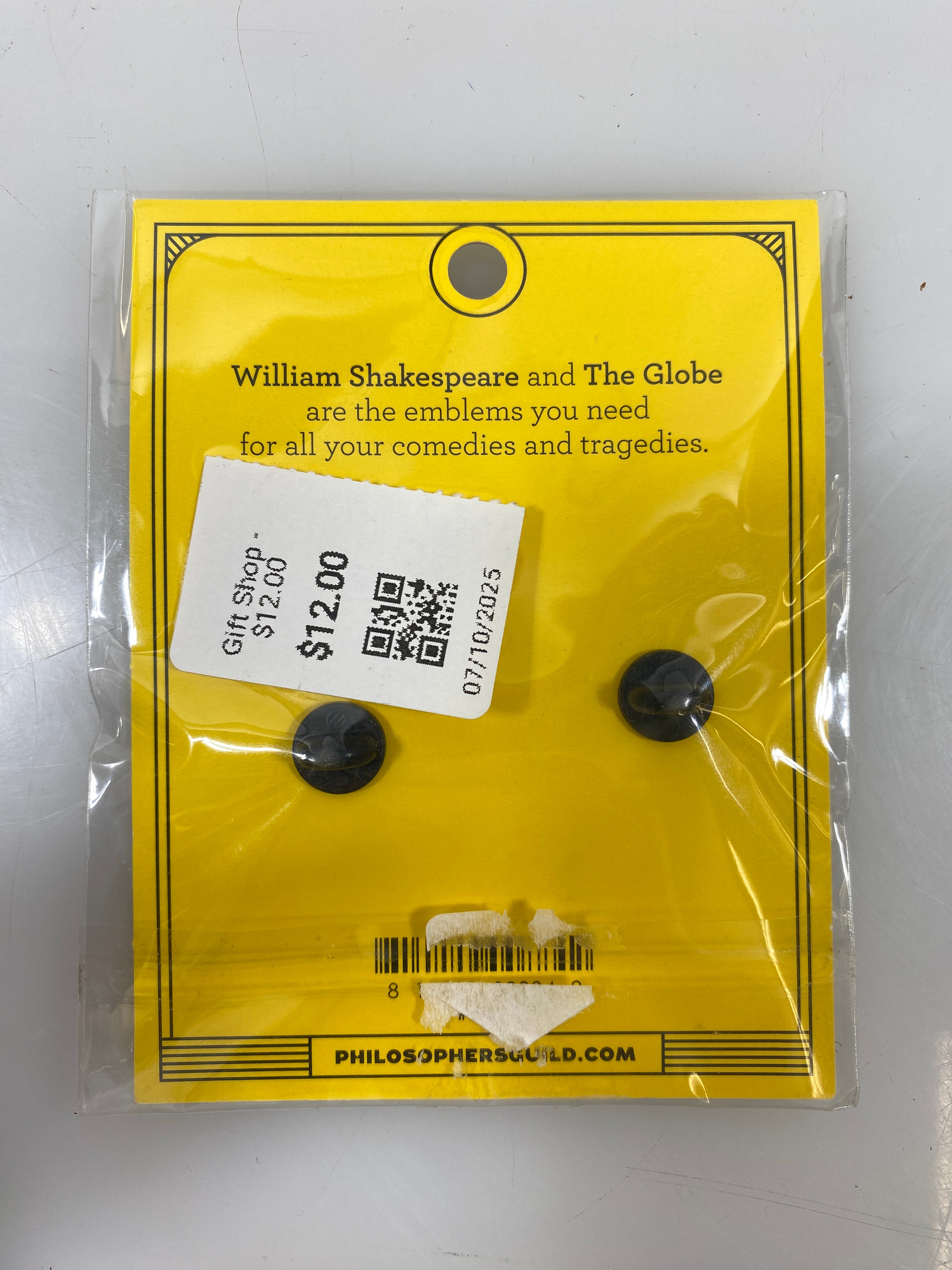 The Unemployed Philosophers Guild William Shakespeare Pins