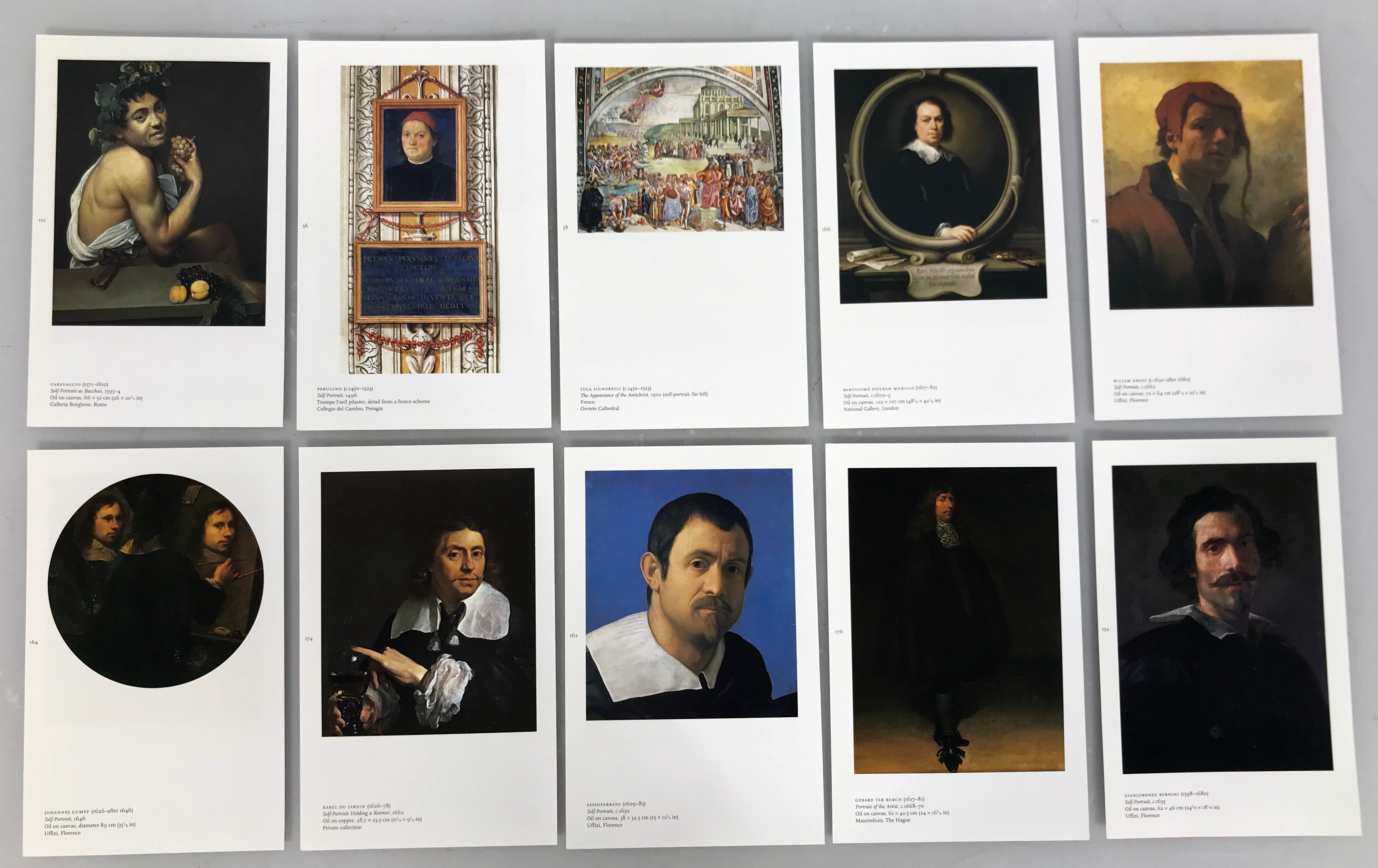 Set of 100 Assorted Self Portraits (B)