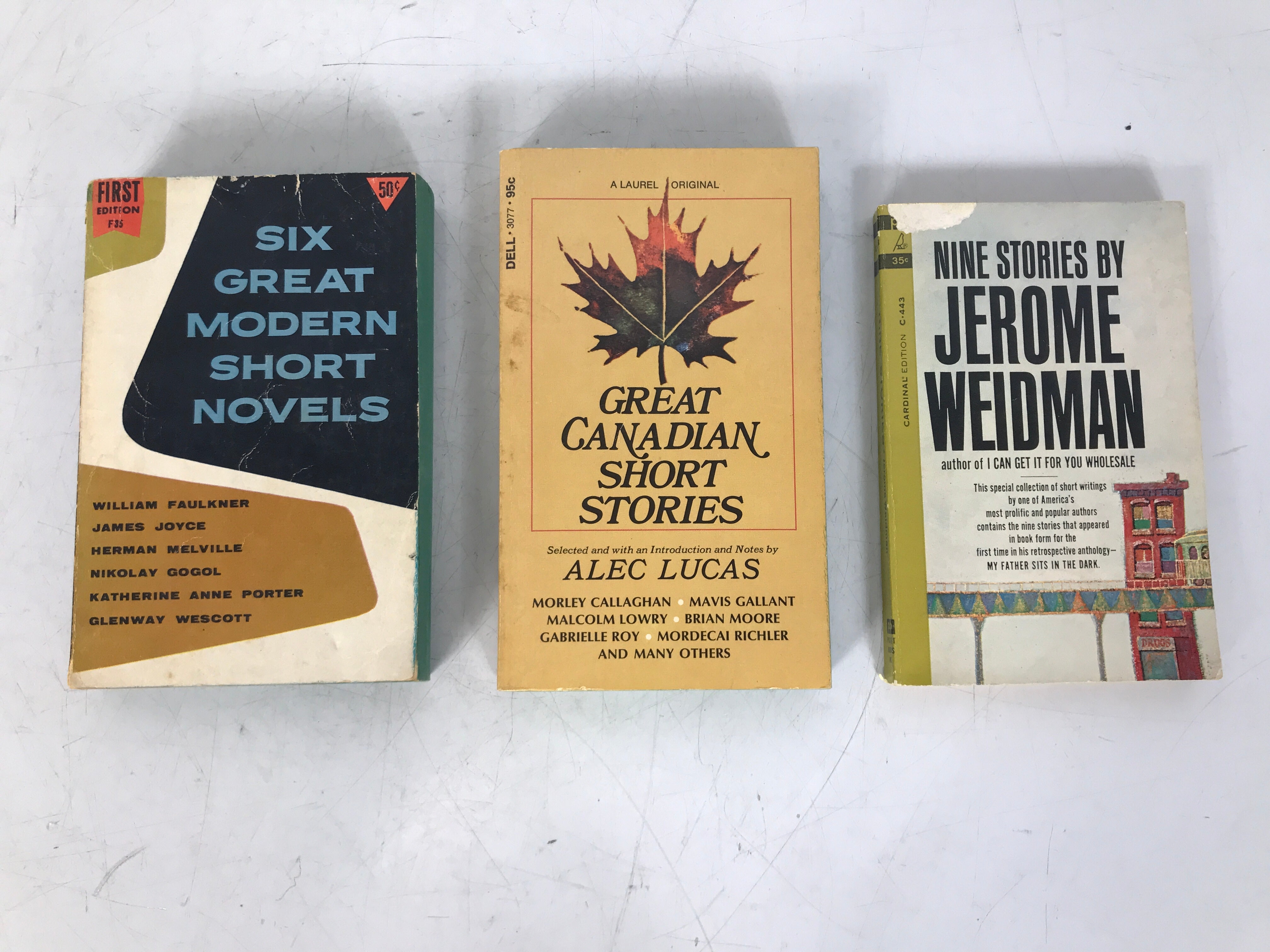 Lot of 3 Paperback Short Story Collections 1954-1971 Vintage SC