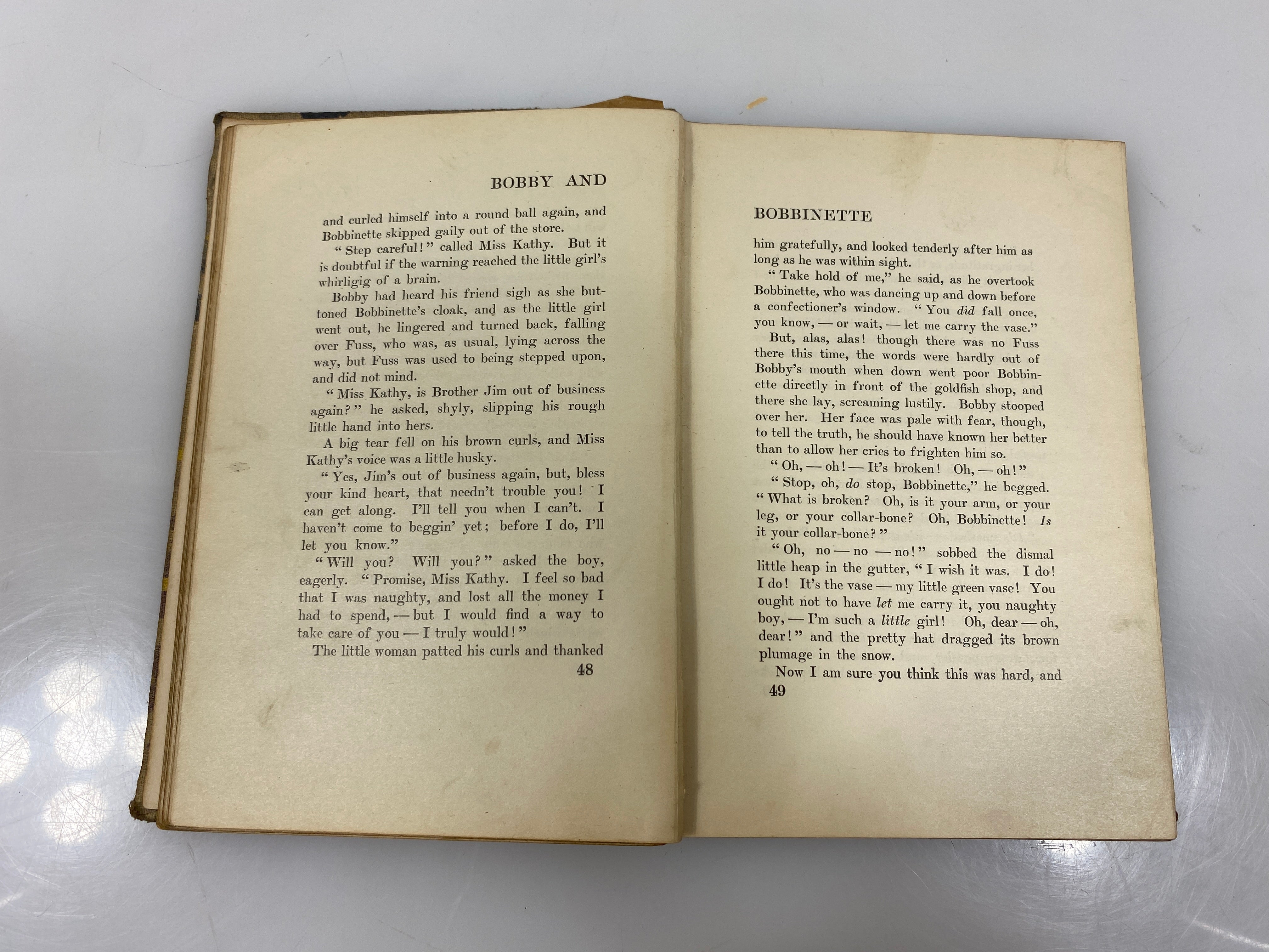 Bobby and Bobbinette by Annie R. Talbot 1904 HC