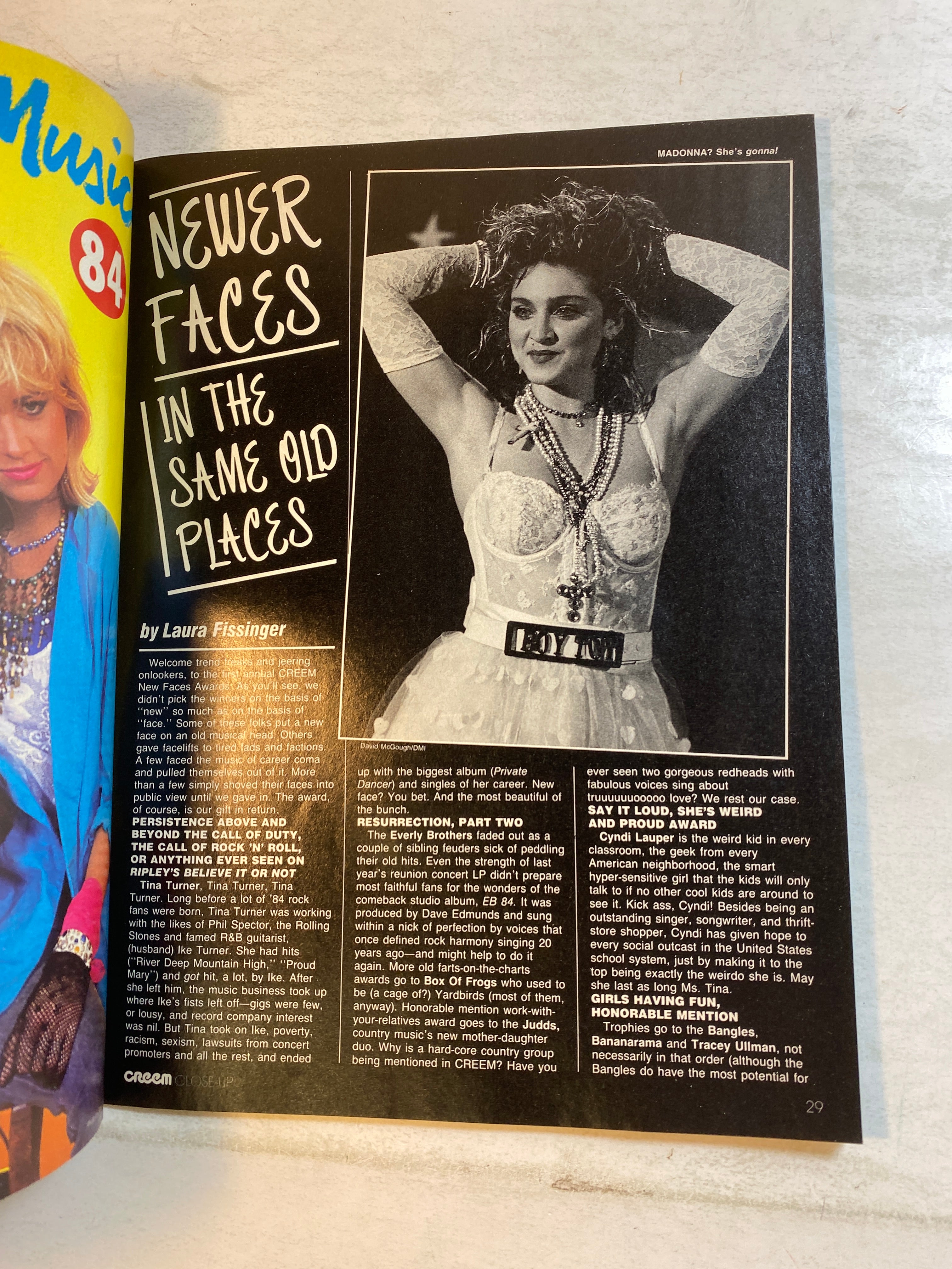 Creem Close Up February 1985 Prince Ratt Springsteen Van Halen