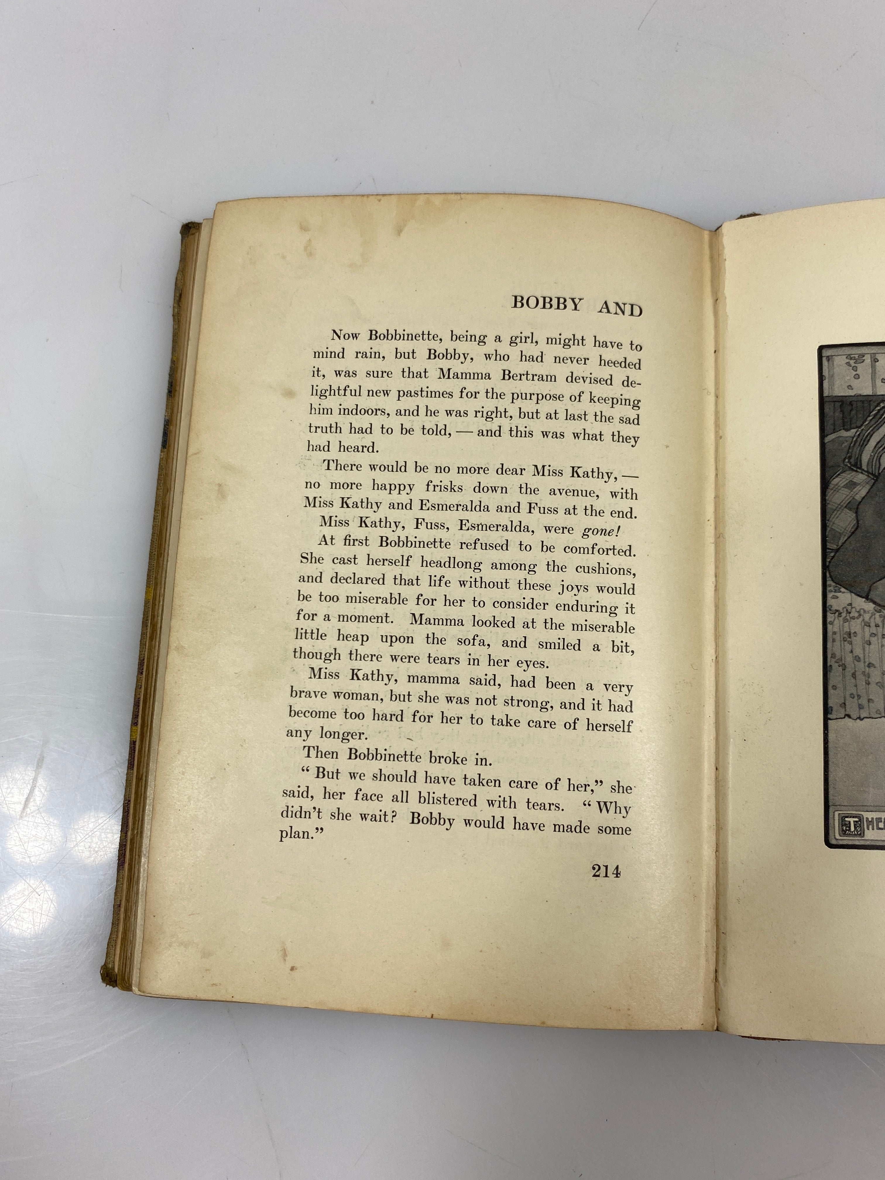 Bobby and Bobbinette by Annie R. Talbot 1904 HC