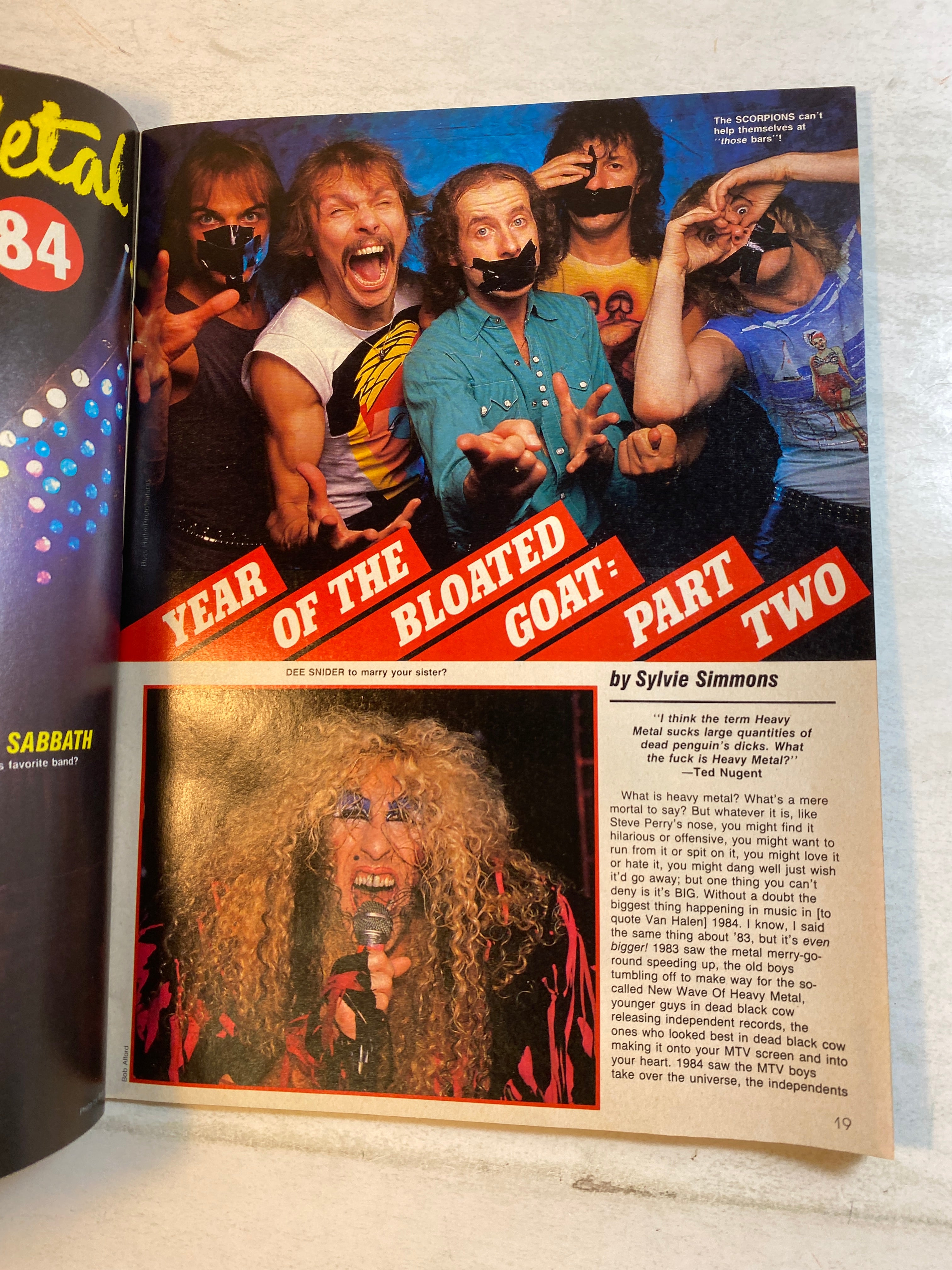 Creem Close Up February 1985 Prince Ratt Springsteen Van Halen