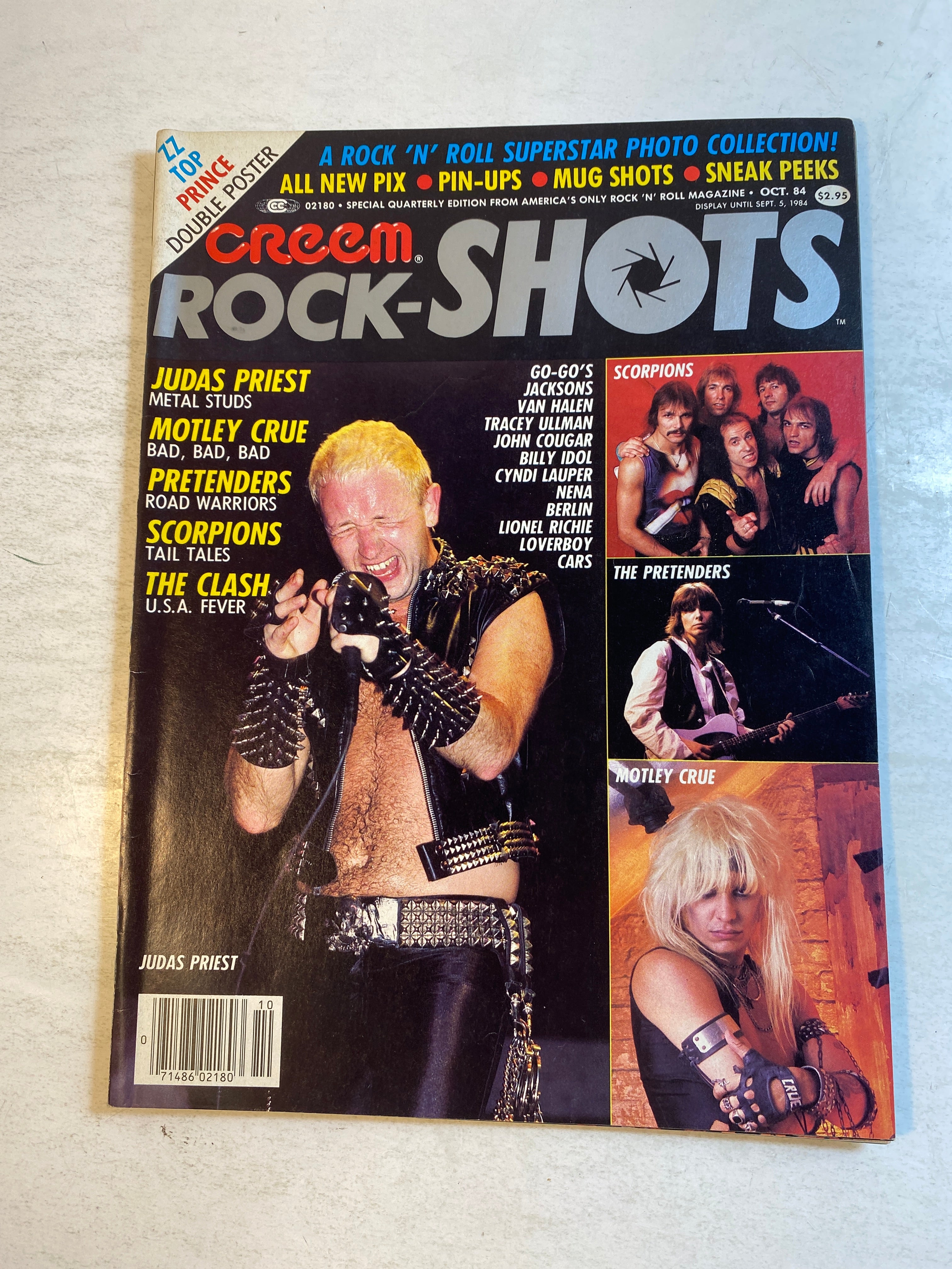 Creem Rock Shots Magazine September 1984 Judas Priest