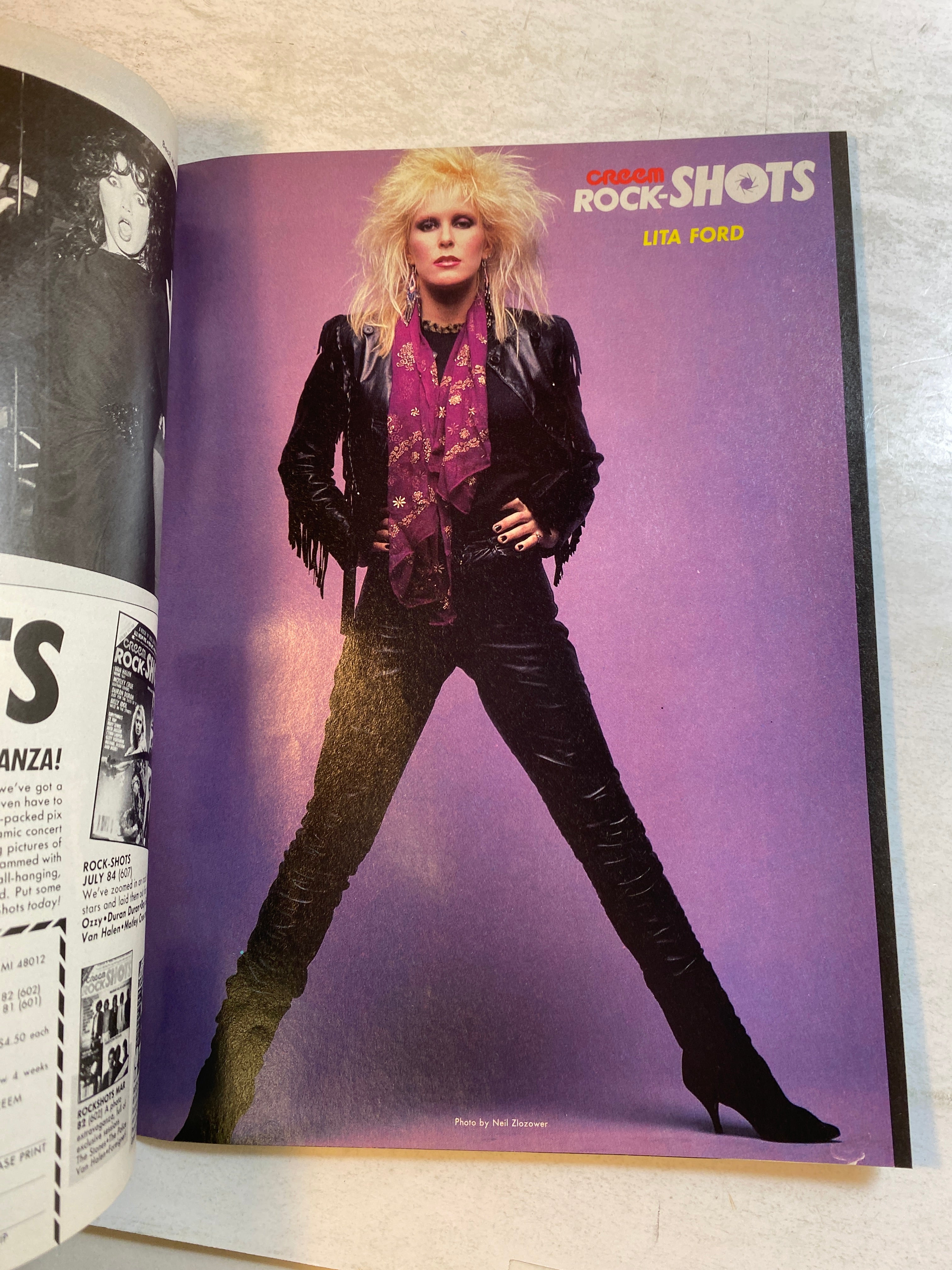 Creem Rock Shots Magazine September 1984 Judas Priest