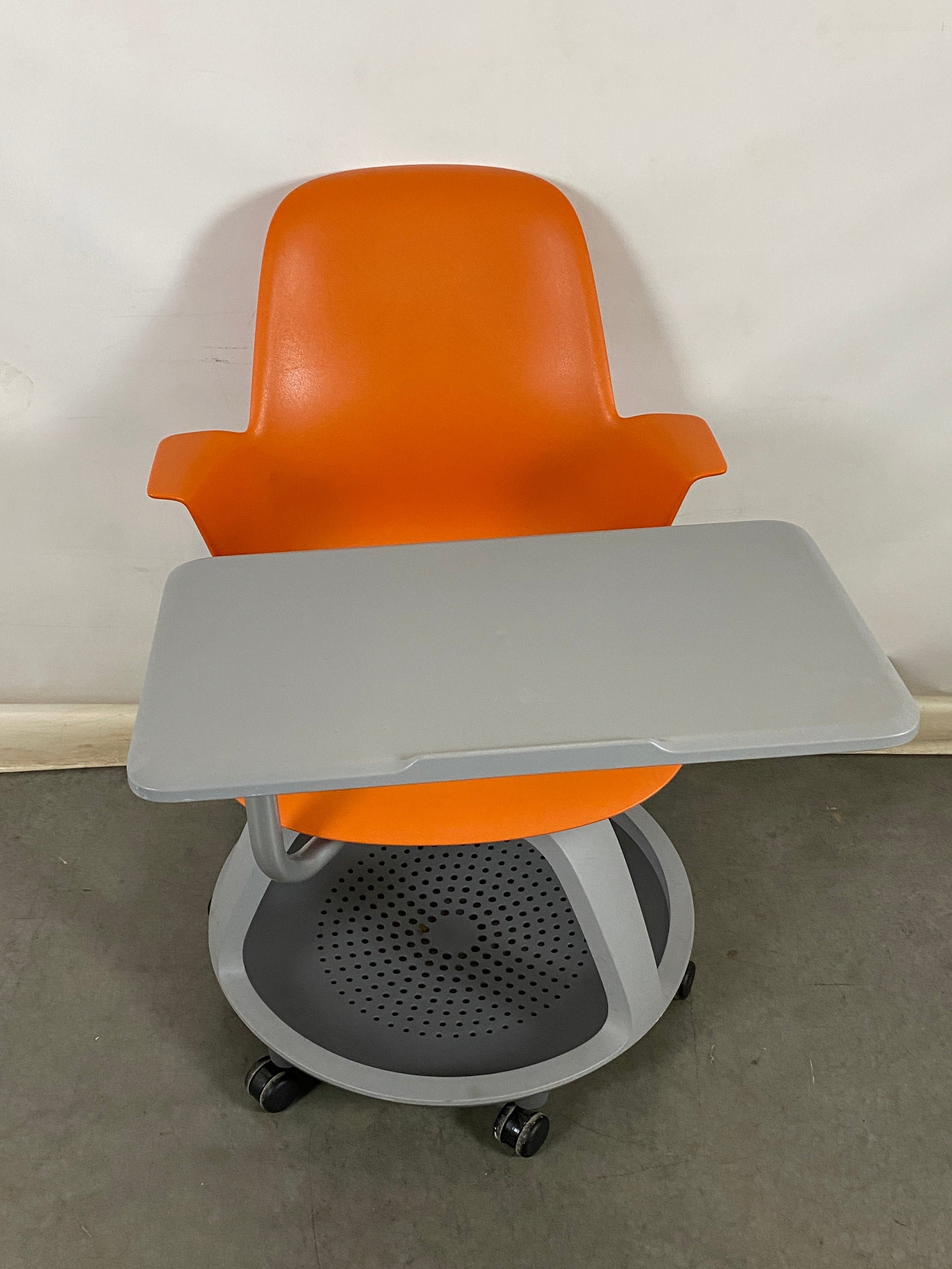 Steelcase Orange Node Office Chair w/ Built in Desk