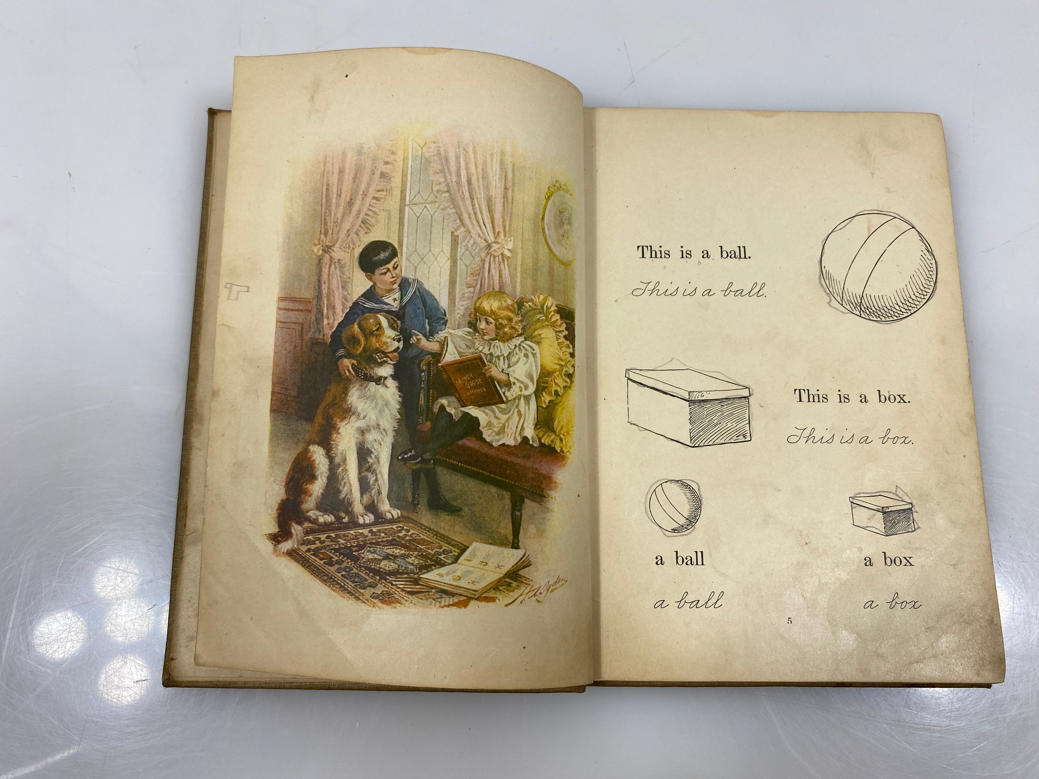 School Reading by Grades 1st Year by Baldwin 1897 HC