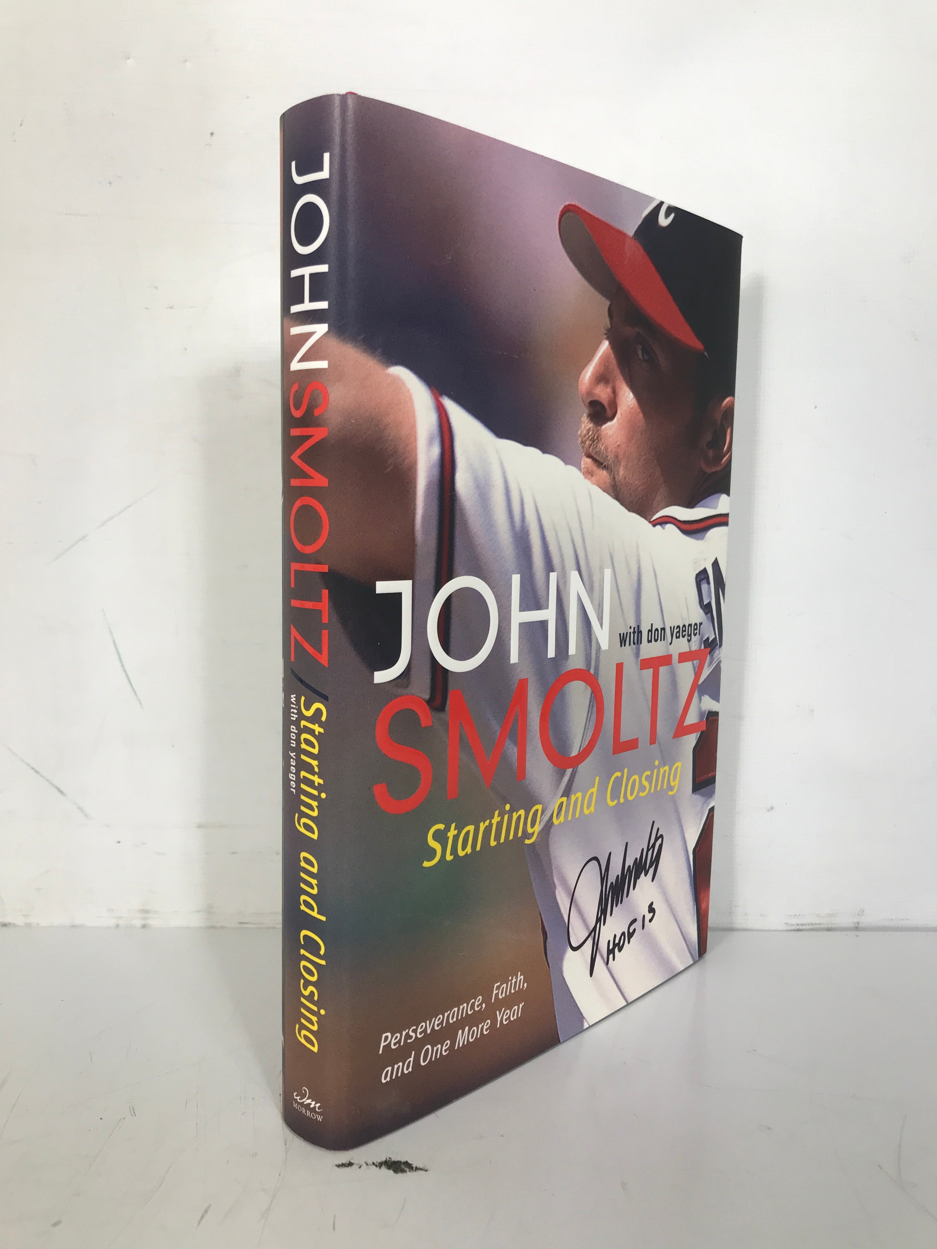 John Smoltz Starting and Closing Signed First Edition 2012 HC DJ