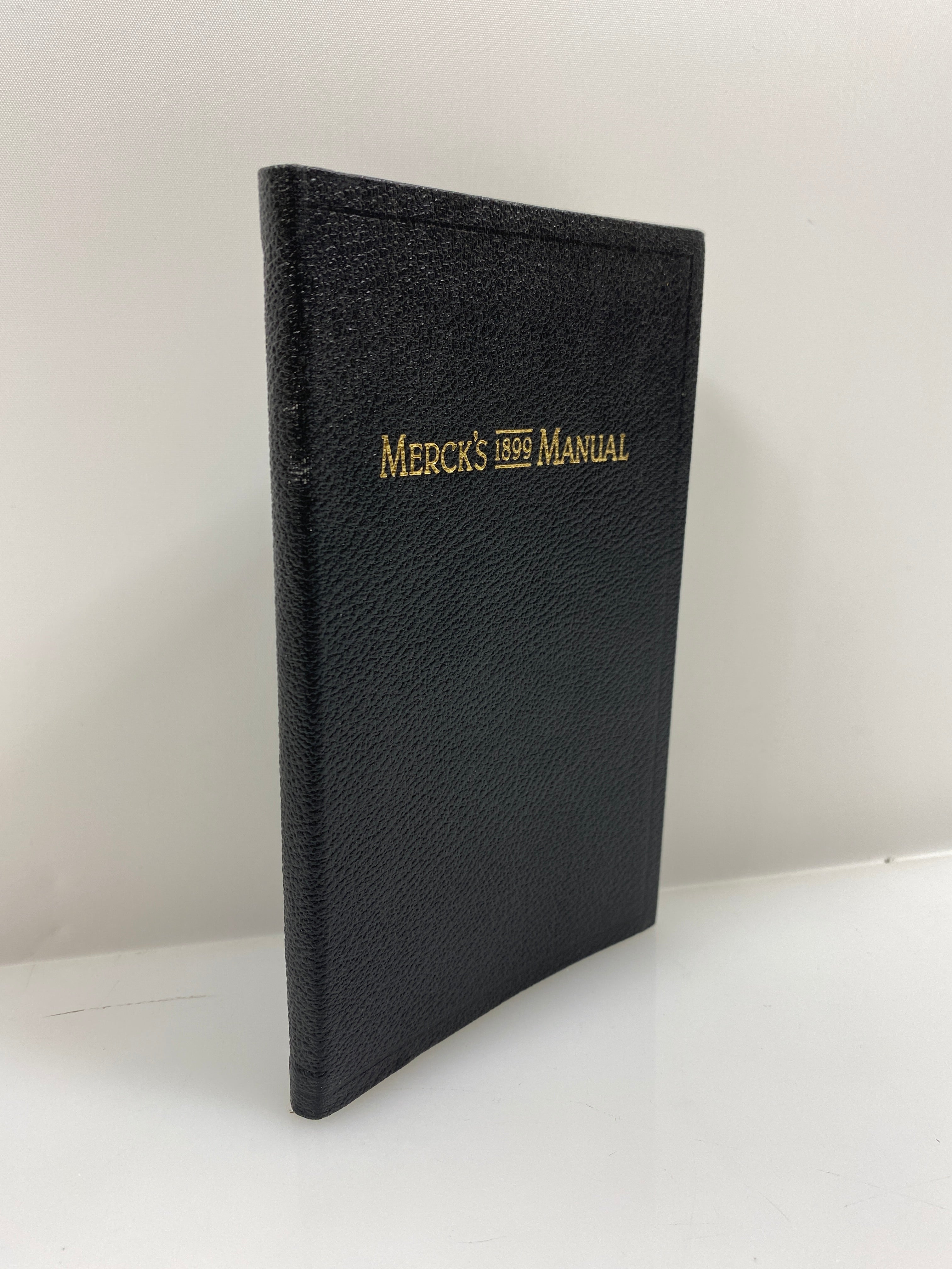 Mereck's 1899 Manual of Materia Medica SC 1999