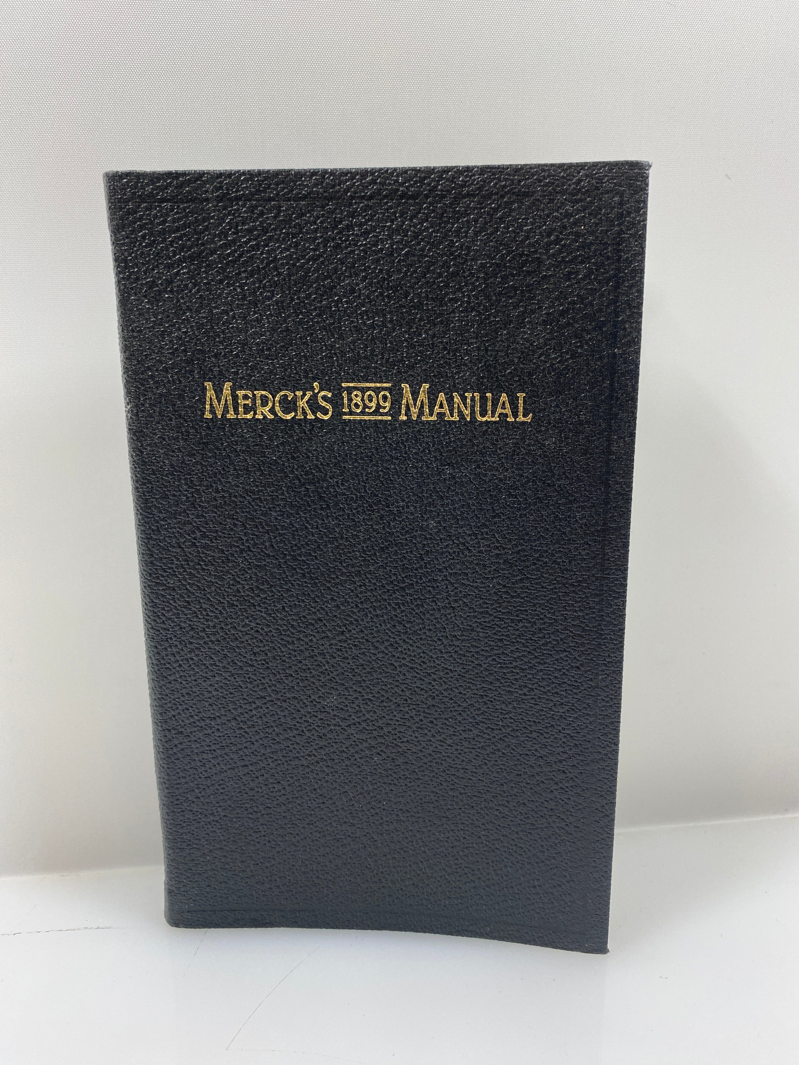 Mereck's 1899 Manual of Materia Medica SC 1999